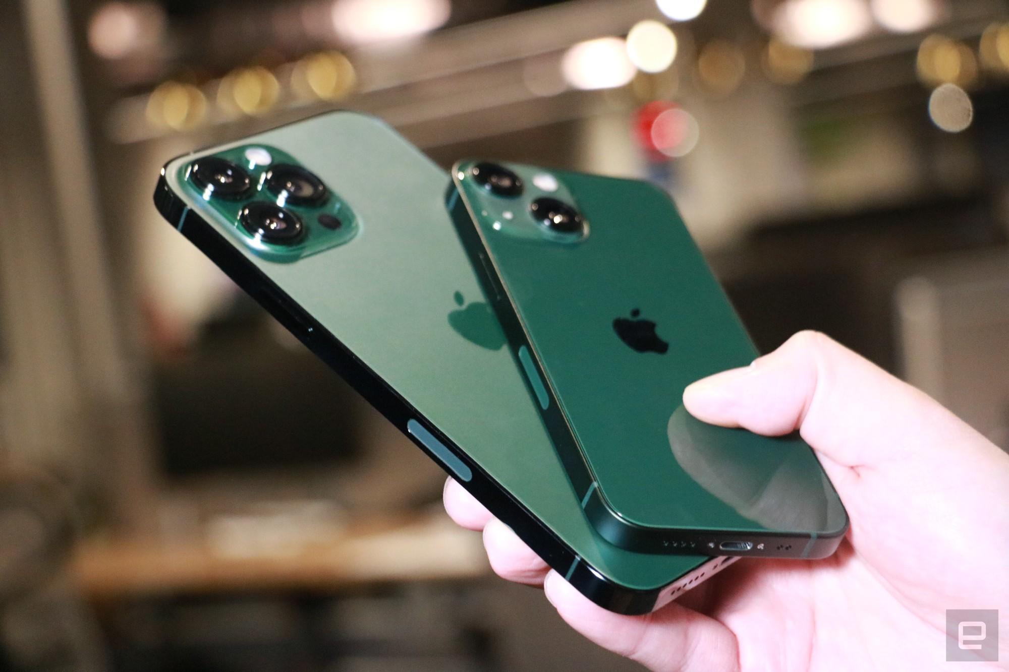 Apple's iPhone 13 Pro in Alpine Green: Hands on