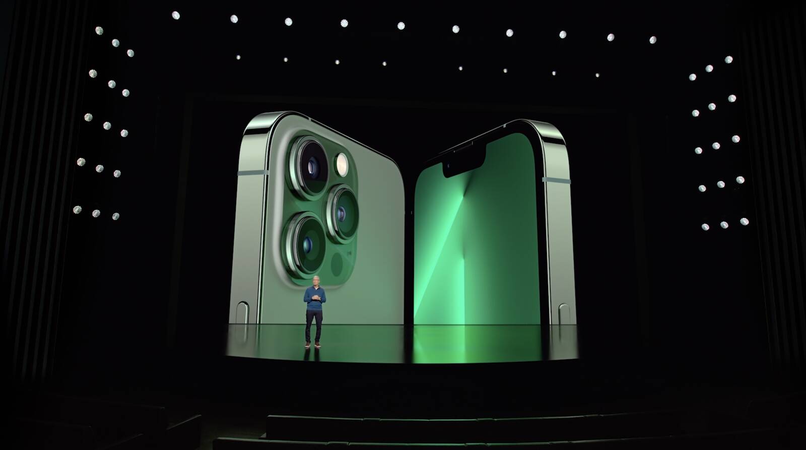 green iphone 13