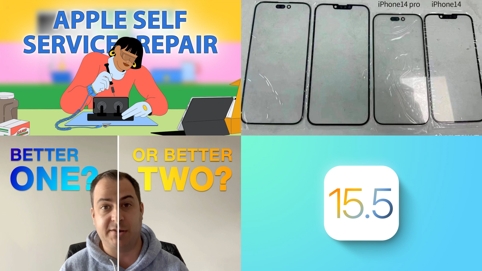 Top Stories: iPhone Self Service Repair, iPhone 14 Display Glass Leak, and More