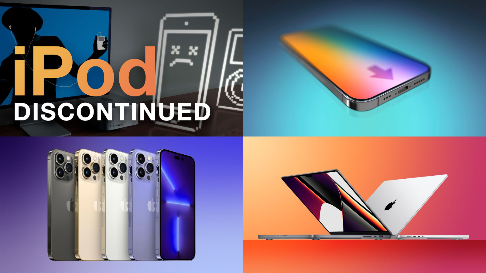 Top Stories: iPod Touch Discontinued, USB-C iPhone 15 Rumors, and More