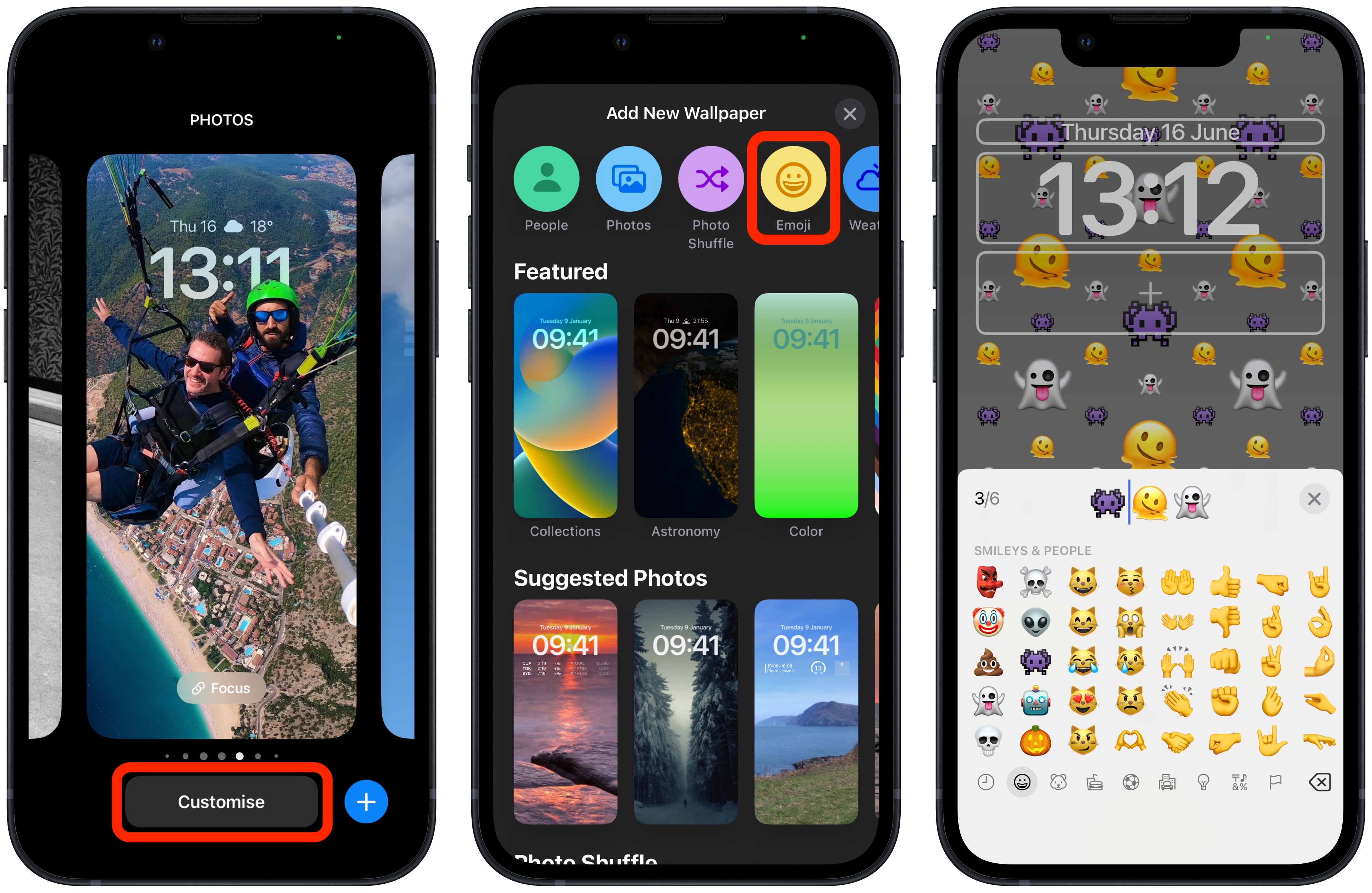 Bảo mật dữ liệu của bạn bằng cách chọn iOS 16 Emoji Lock Screen với các biểu tượng mới nhất và hấp dẫn.
