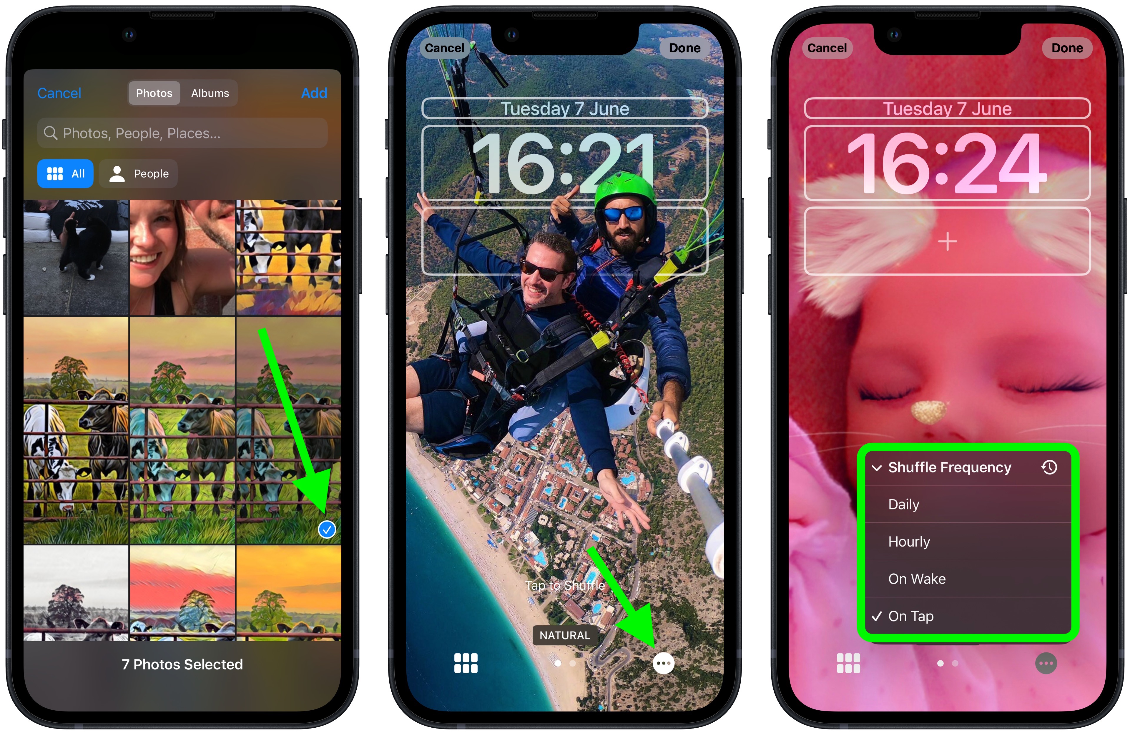 iOS 16: How to Shuffle Between Photos on Your iPhone's Lock Screen -  MacRumors