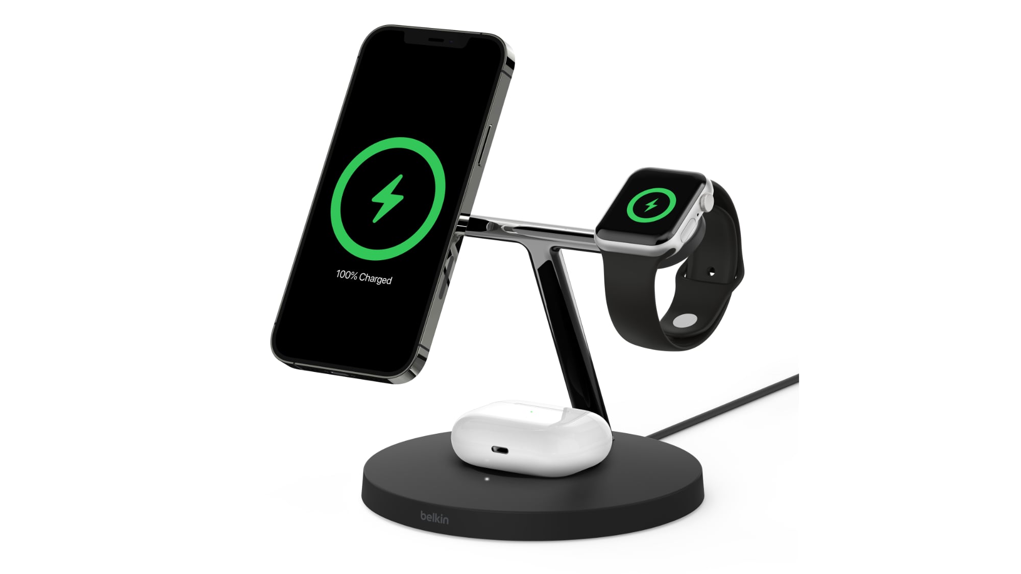 Belkin Launches Upgraded 3-in-1 Wireless Charging Stand That Fast Charges Apple Watch Series 7