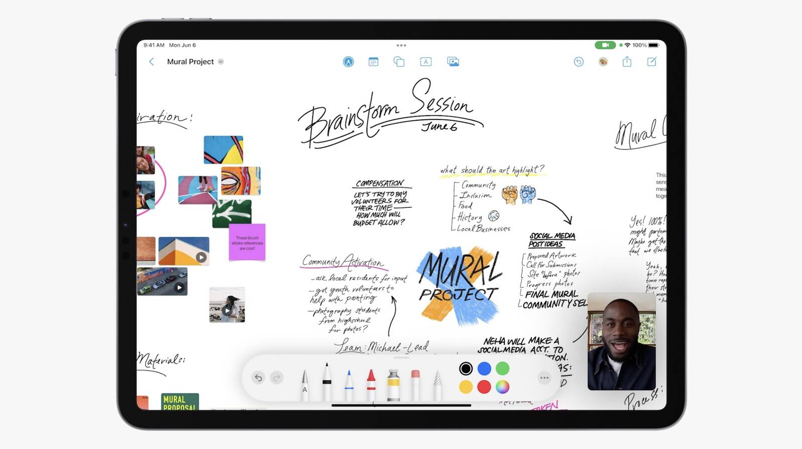 Apple Previews New ‘Freeform’ App to Work Collaboratively