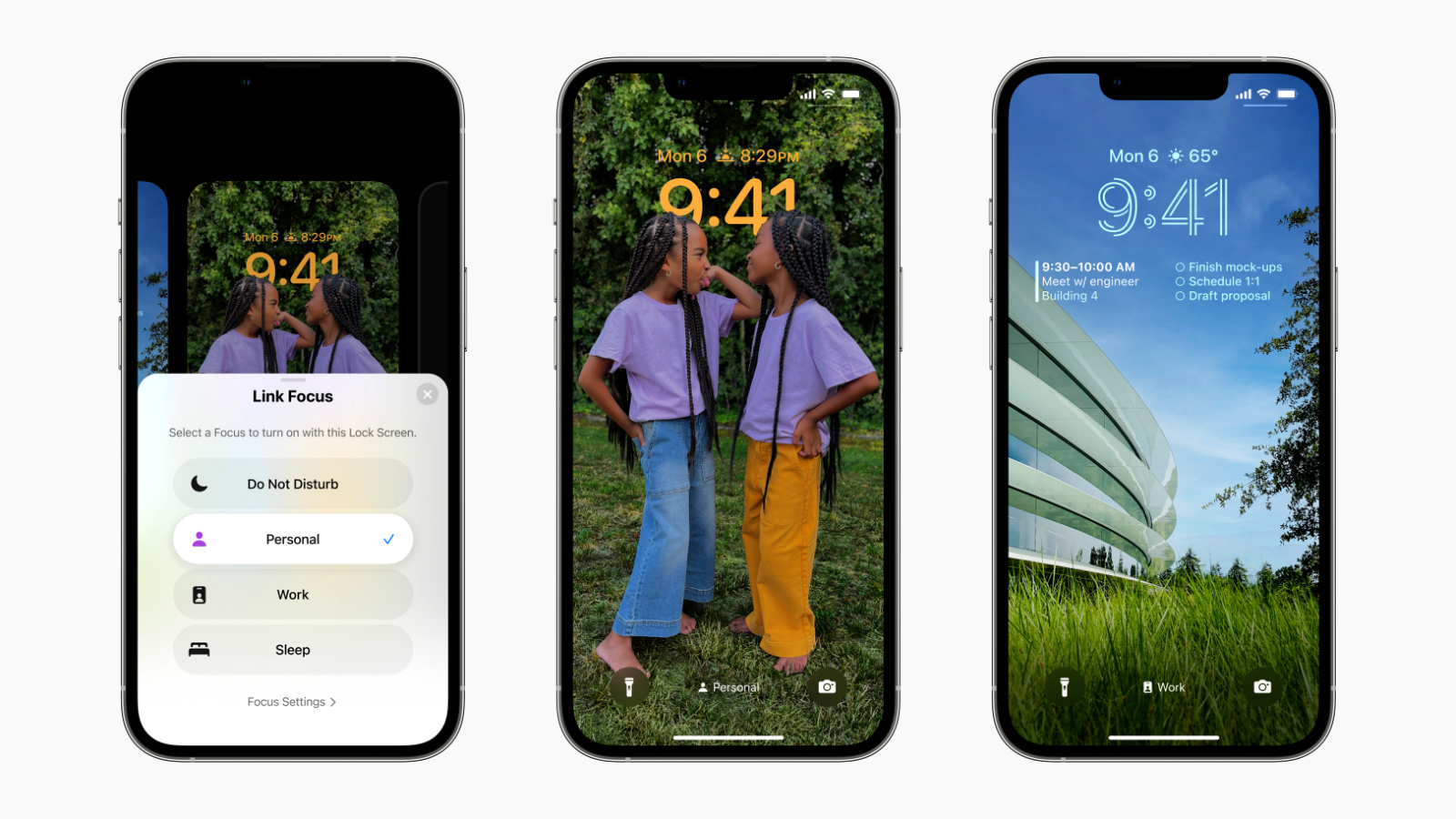 Apple Improves Focus Modes With Filters, Linked Lock Screens, and Set Up Enhancements