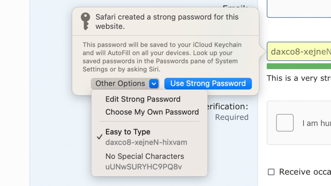 macOS Ventura and iOS 16 Let You Edit Suggested Passwords for Site-Specific Requirements