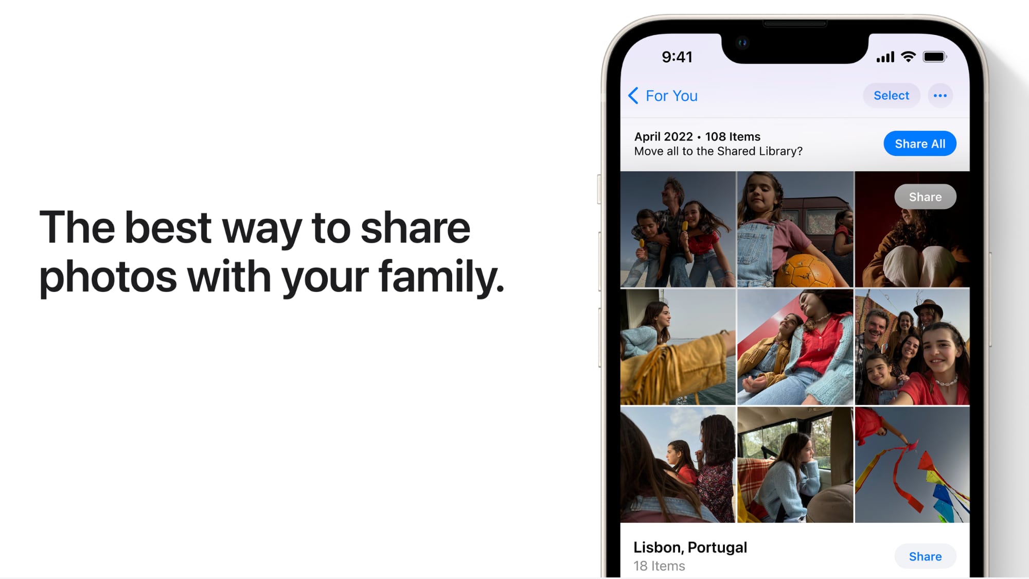 iOS 16 Makes It Easier to Share Photos With Family Using New Shared iCloud Library
