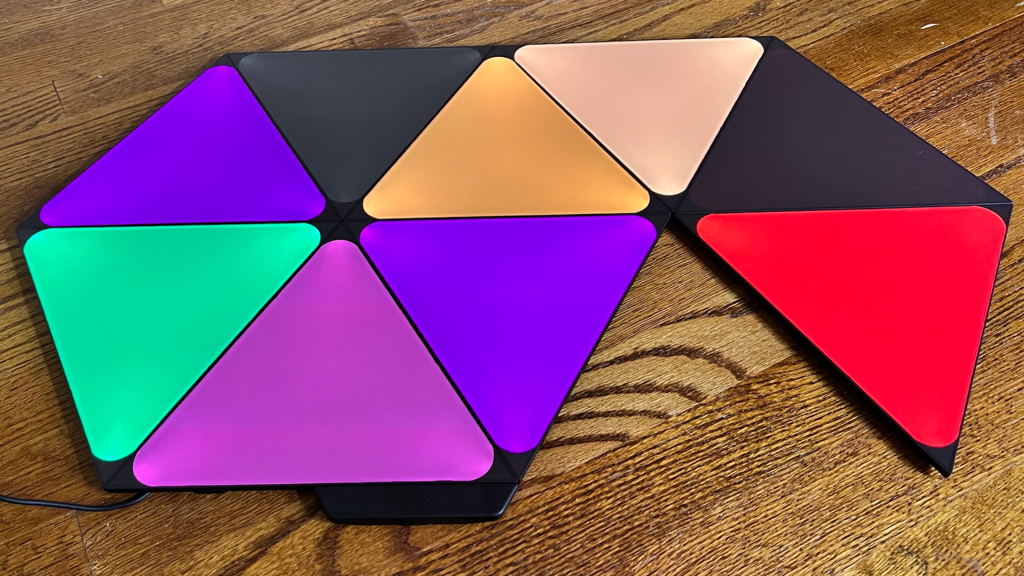 nanoleaf black panels colors