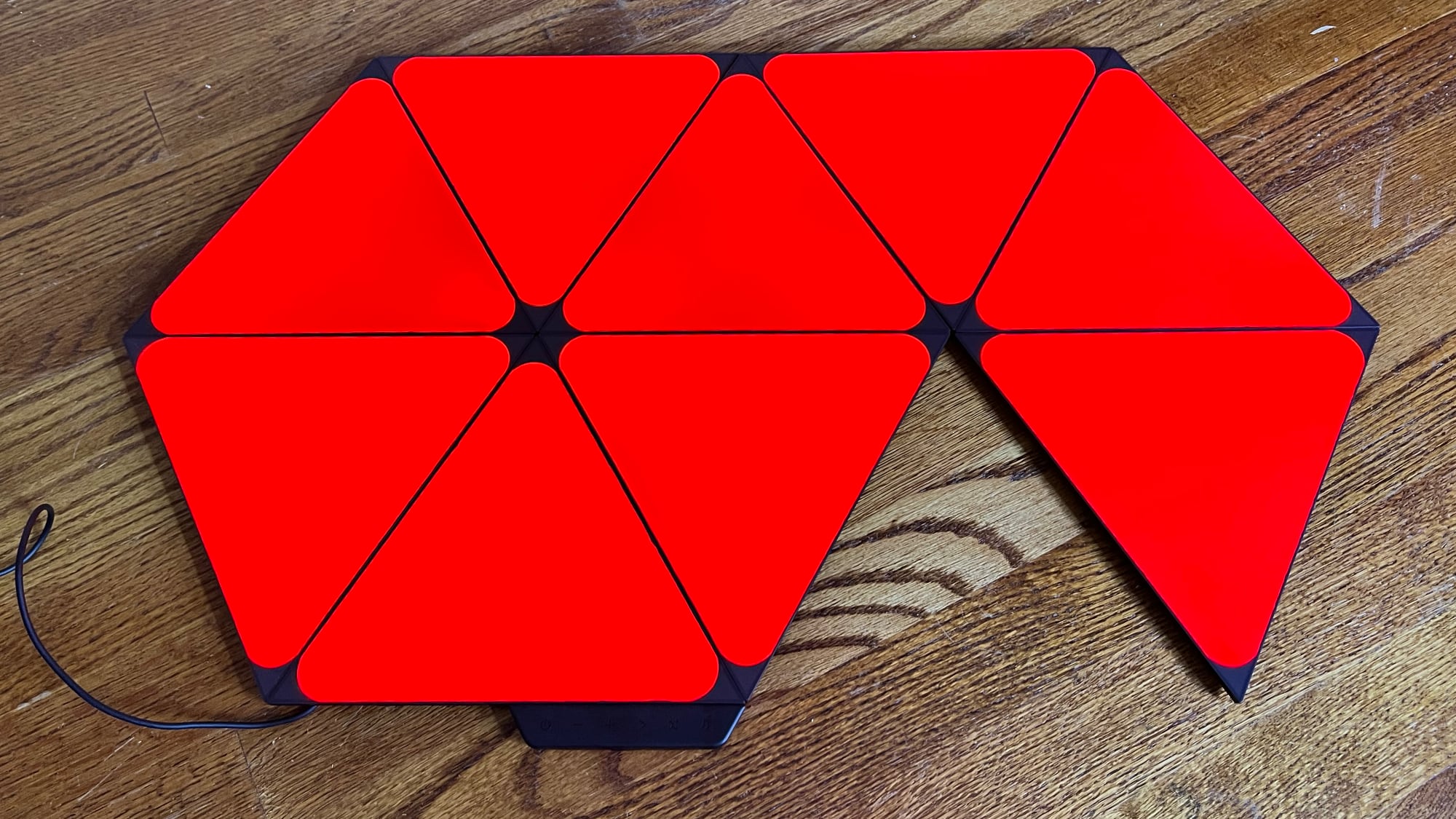 nanoleaf black panels red