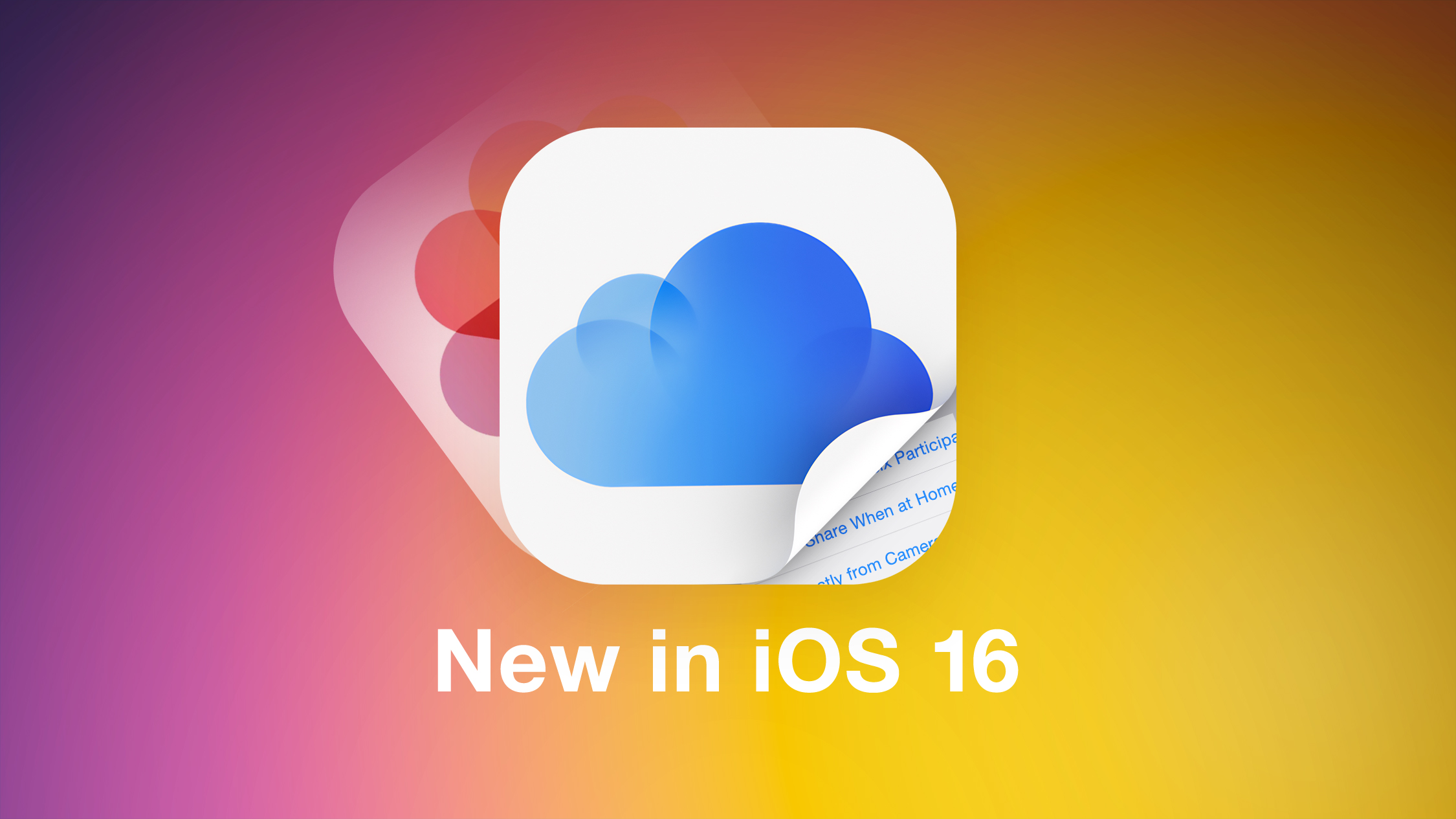 iOS 16 iCloud Photos Guide Feature