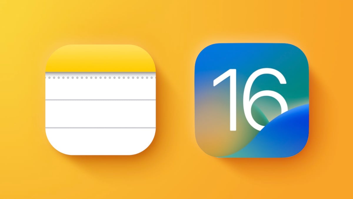 ios 16 notes