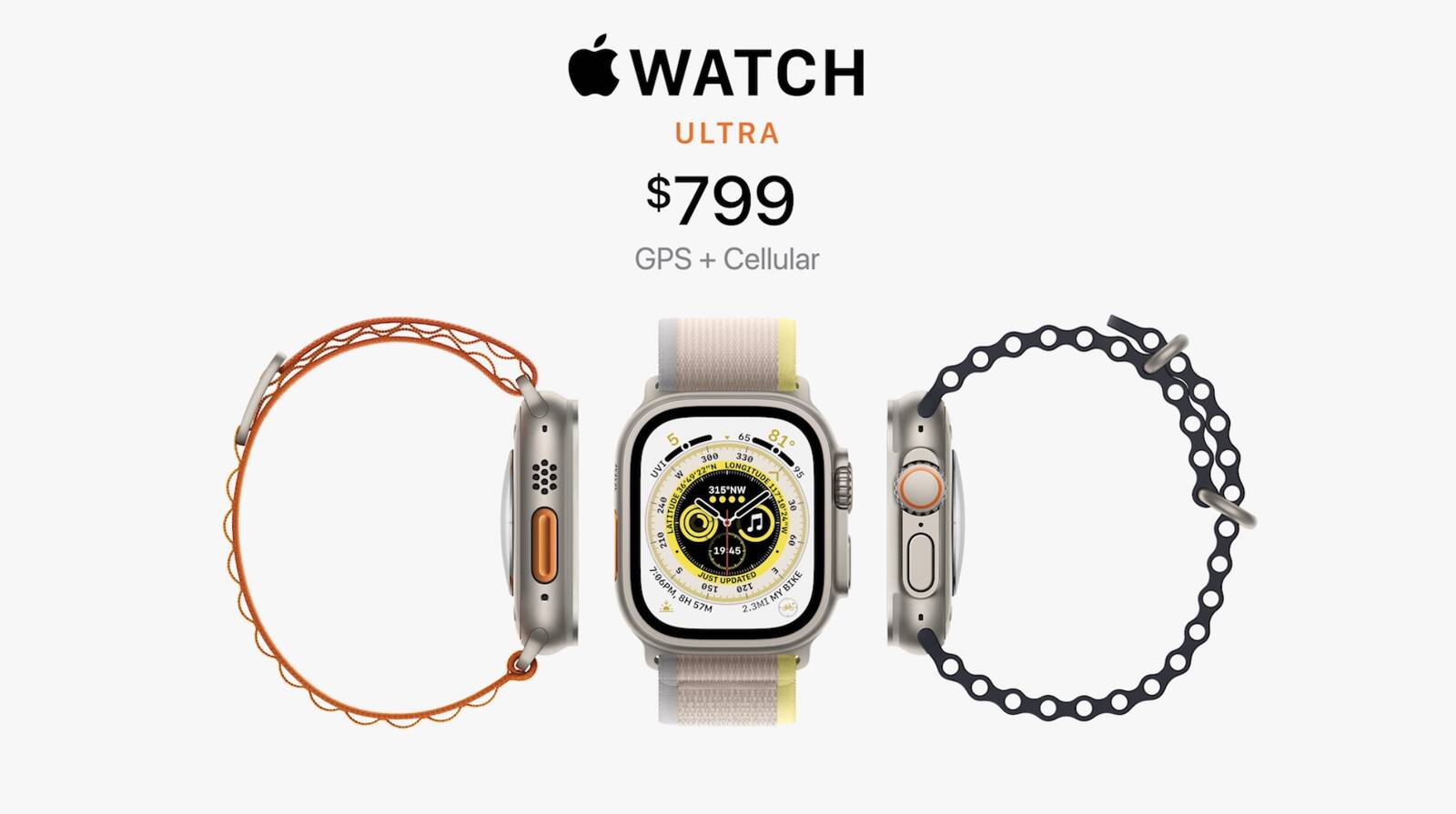 Apple Watch Ultra Starts at $799, Available to Order Today Ahead of September 23 Launch