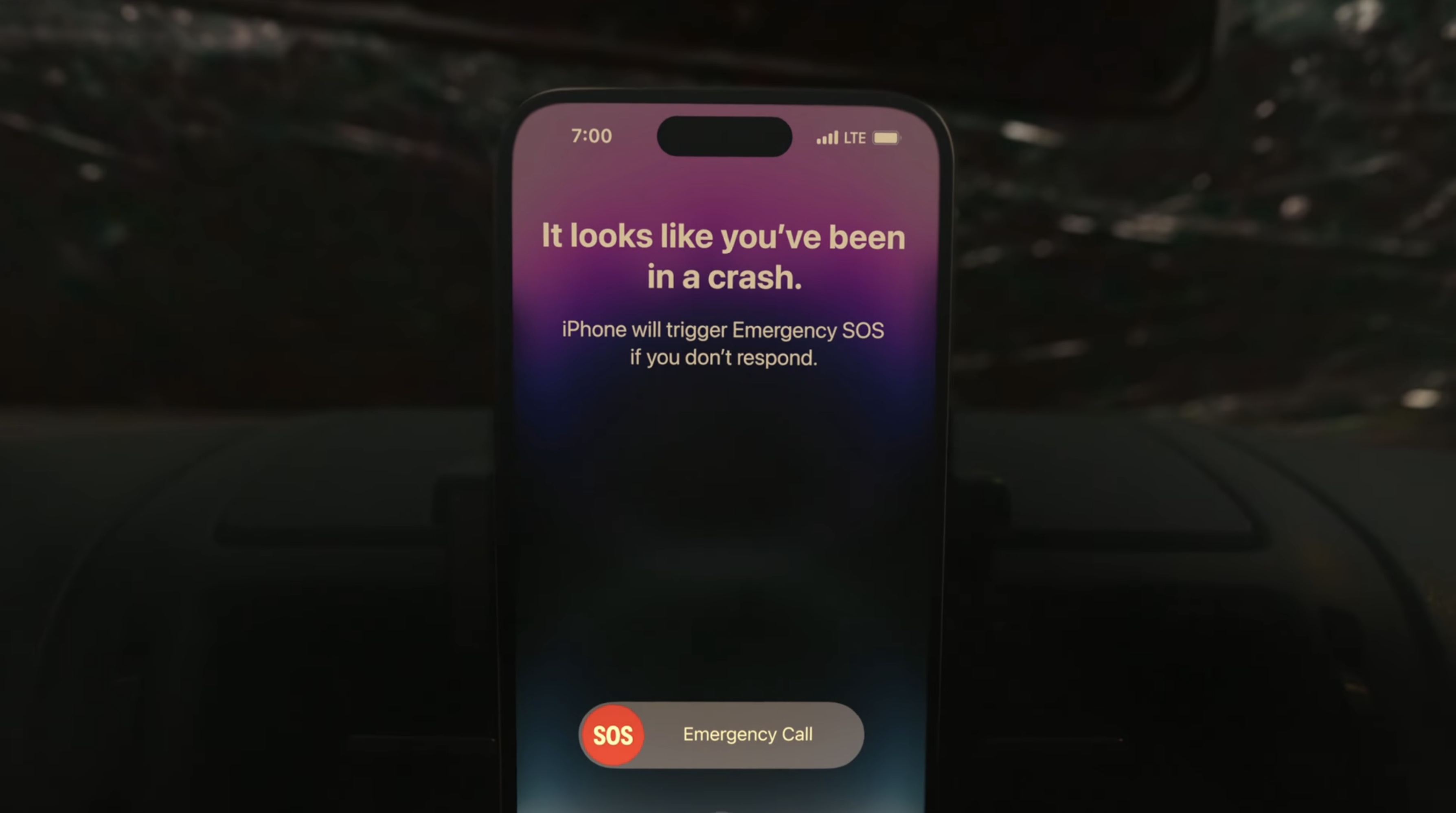 iPhone 14 Car Crash Detection