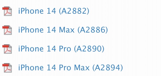iphone 14 max apple website listing