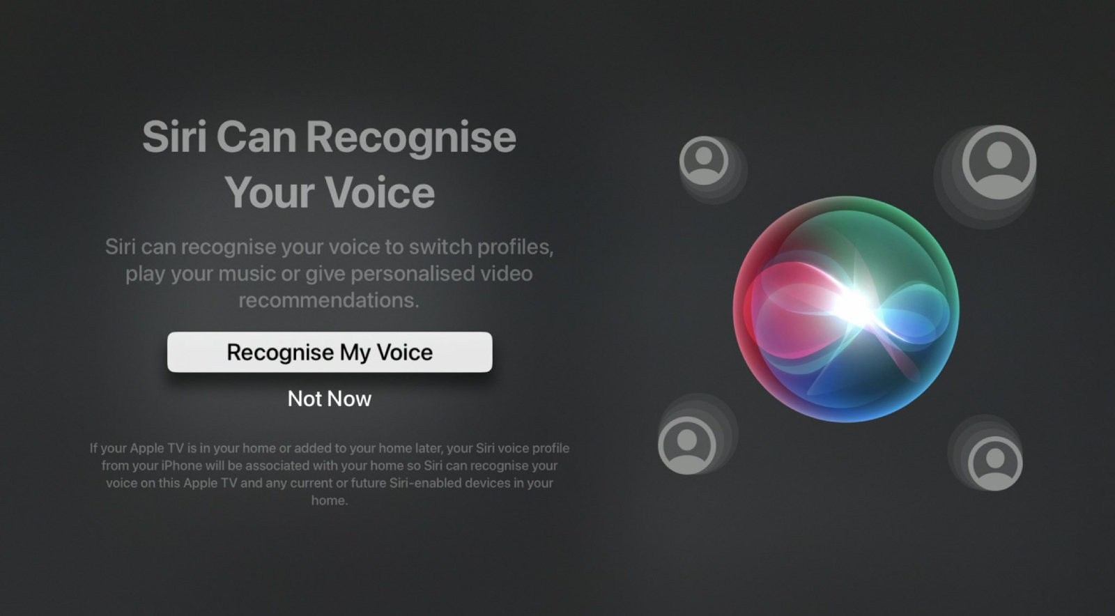 tvOS 16.2 Beta Enables Siri Voice Recognition on Apple TV for Personalized Usage
