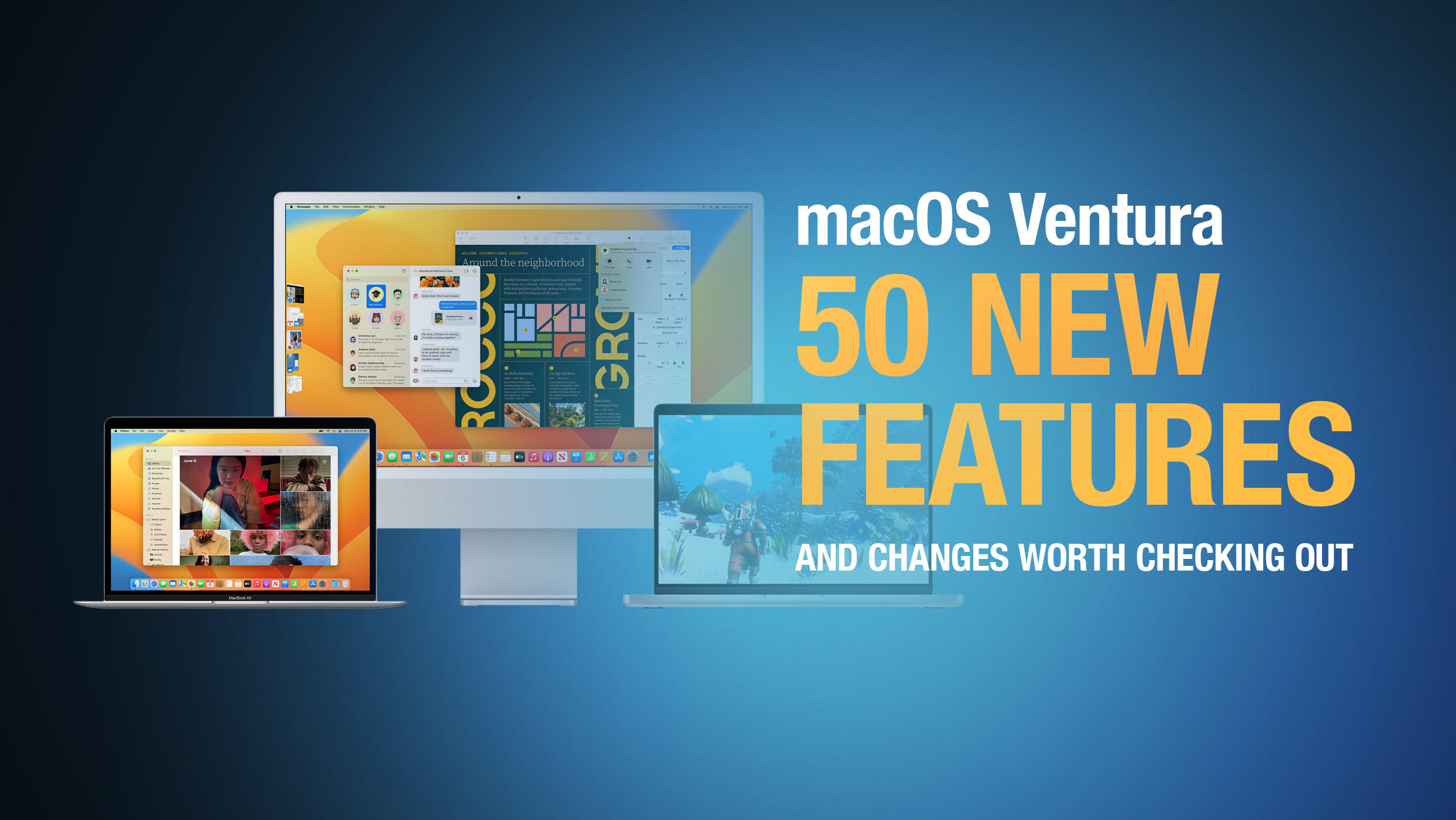 macOS Ventura: 50 New Features and Changes Worth Checking Out