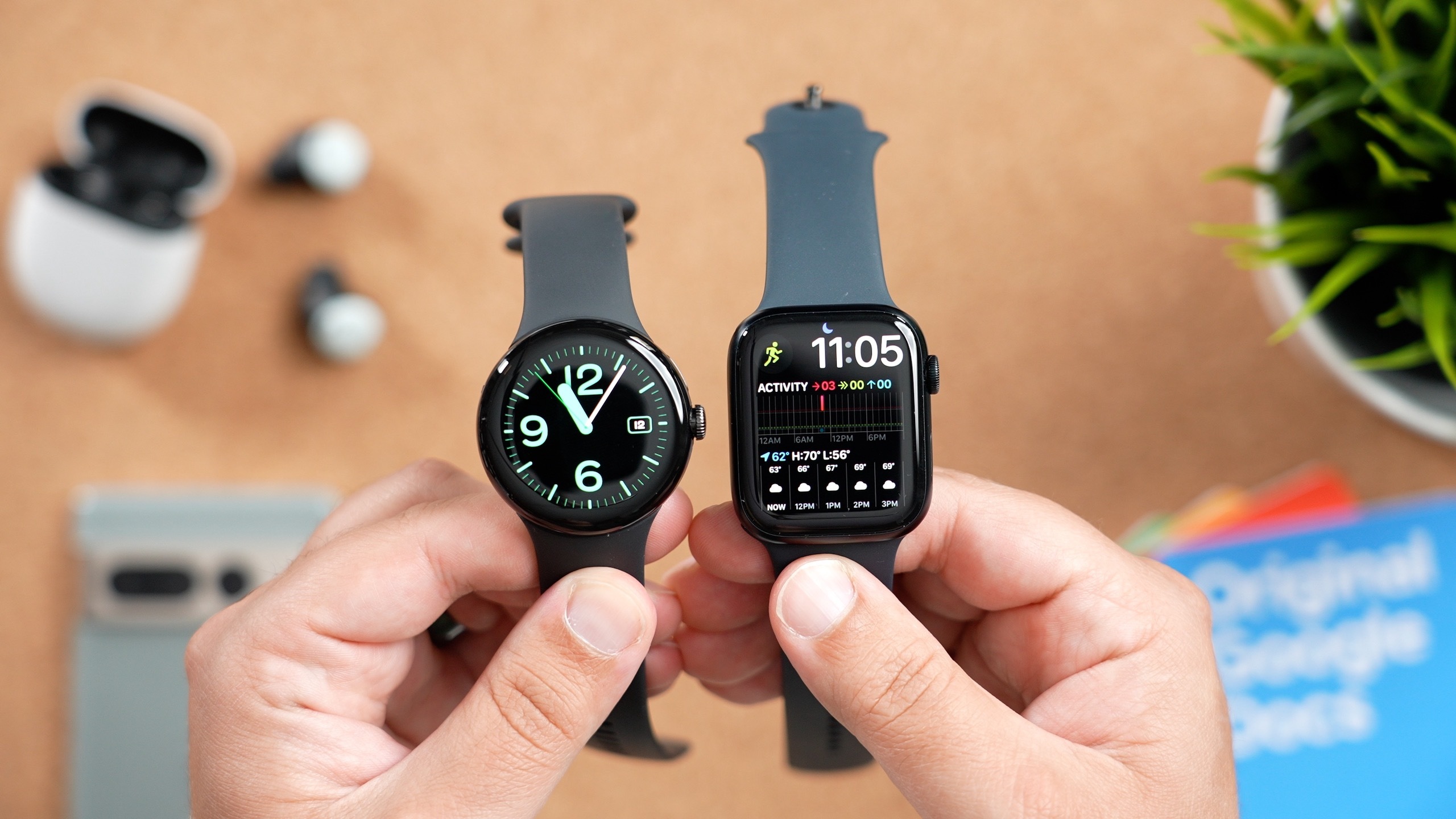 Google’s New Pixel Watch vs. Apple Watch Series 8