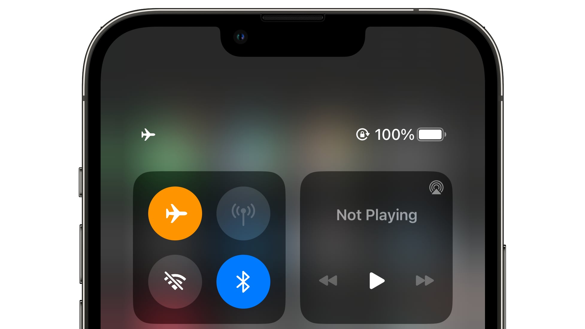 airplane mode ios 16