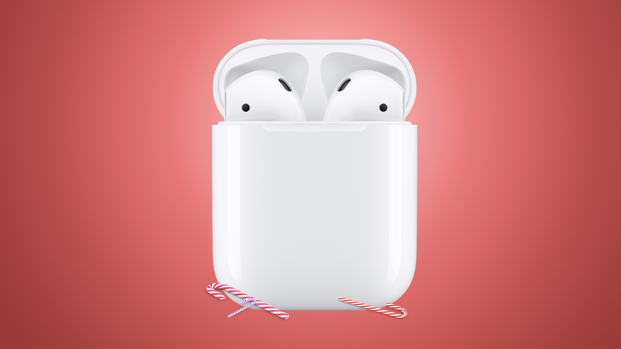 airpods 2 candycanes