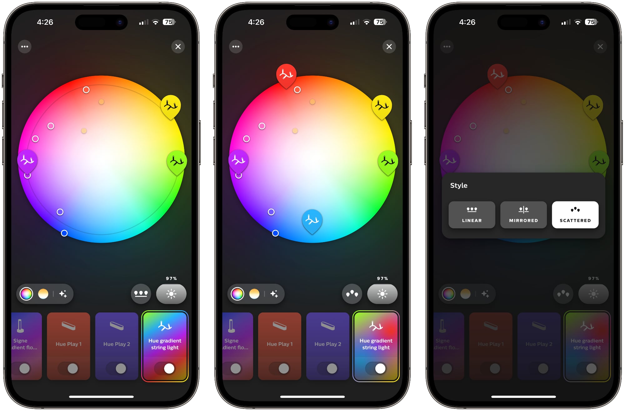 hue app color options