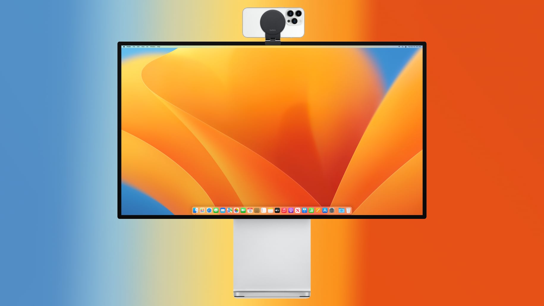 Belkin Debuts Continuity Camera Mount for Mac Desktops