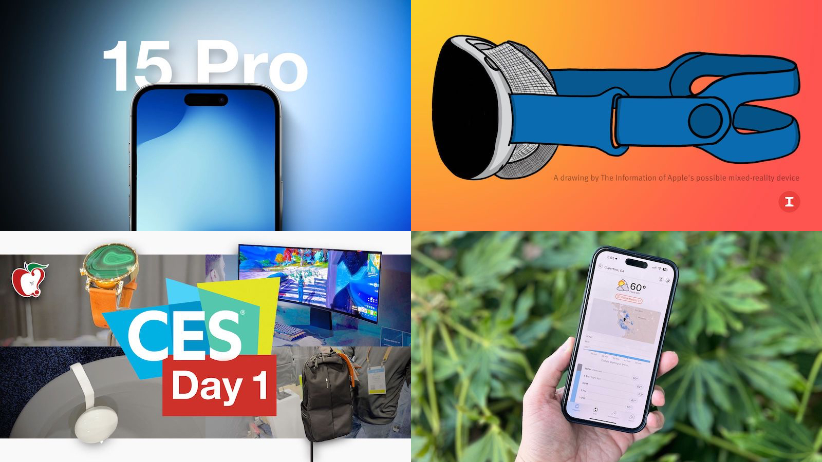 Top Stories: iPhone 15 Pro and Headset Rumors, CES 2023, Dark Sky Shutdown, and More