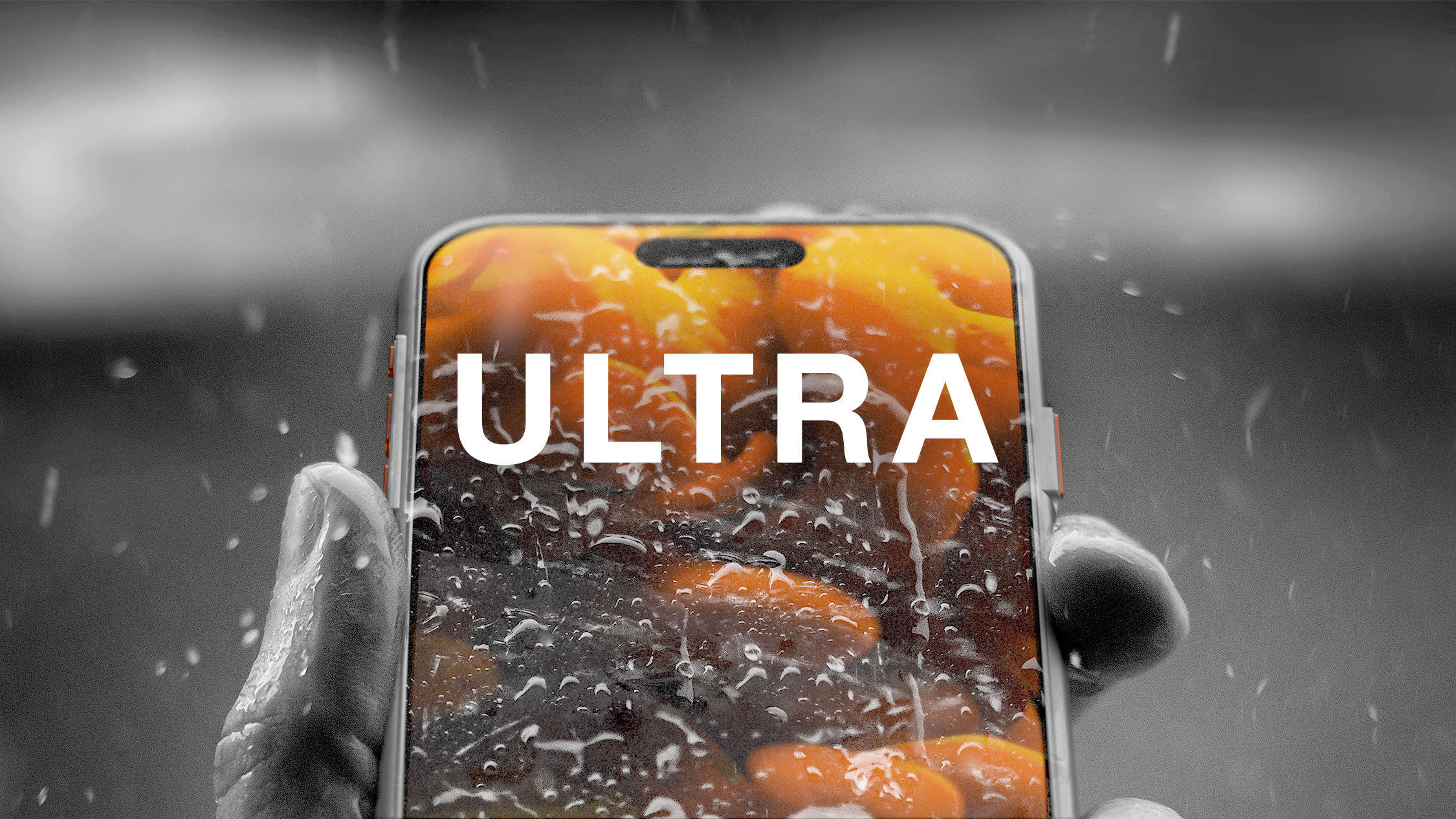 iPhone Ultra in Hand Feature