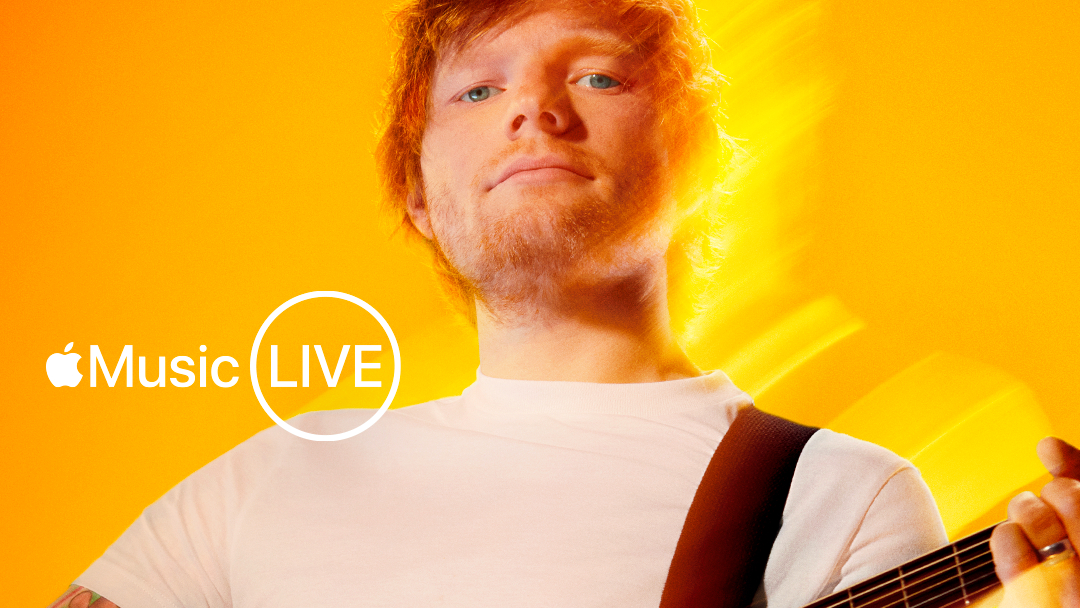 Apple Music and Apple TV+ to Live Stream Ed Sheeran Concert Next Week