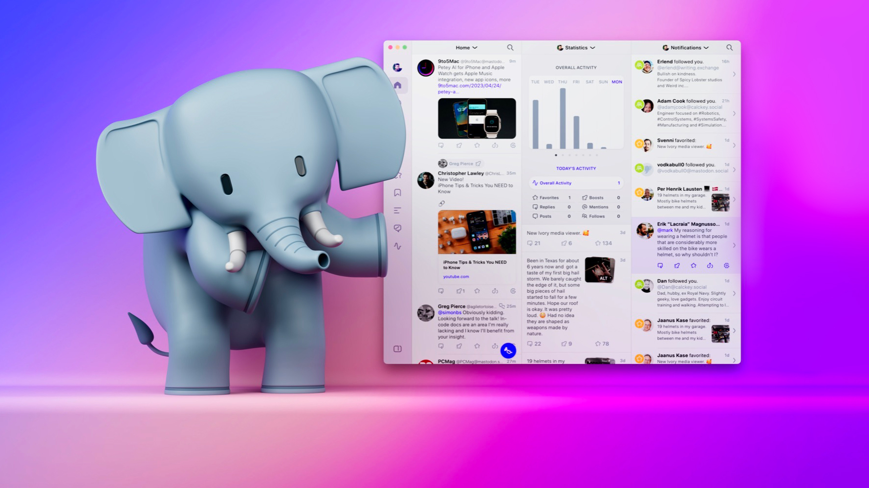 Tweetbot Creators Launch Ivory for Mac: Well-Designed Mastodon App