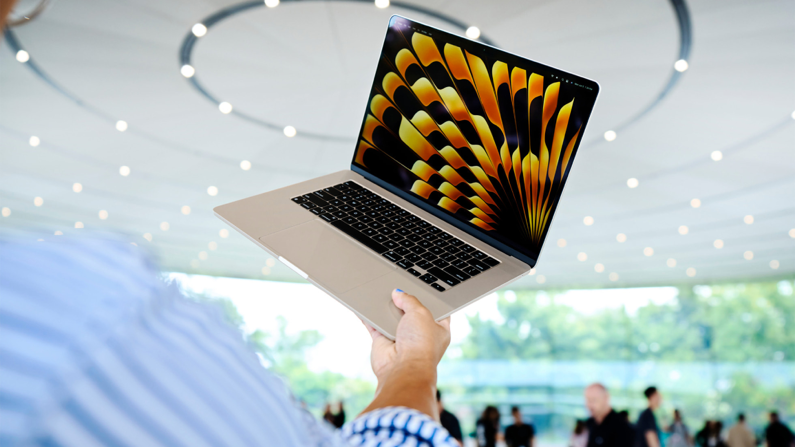 The 15-inch MacBook Air is the world's thinnest 15-inch laptop