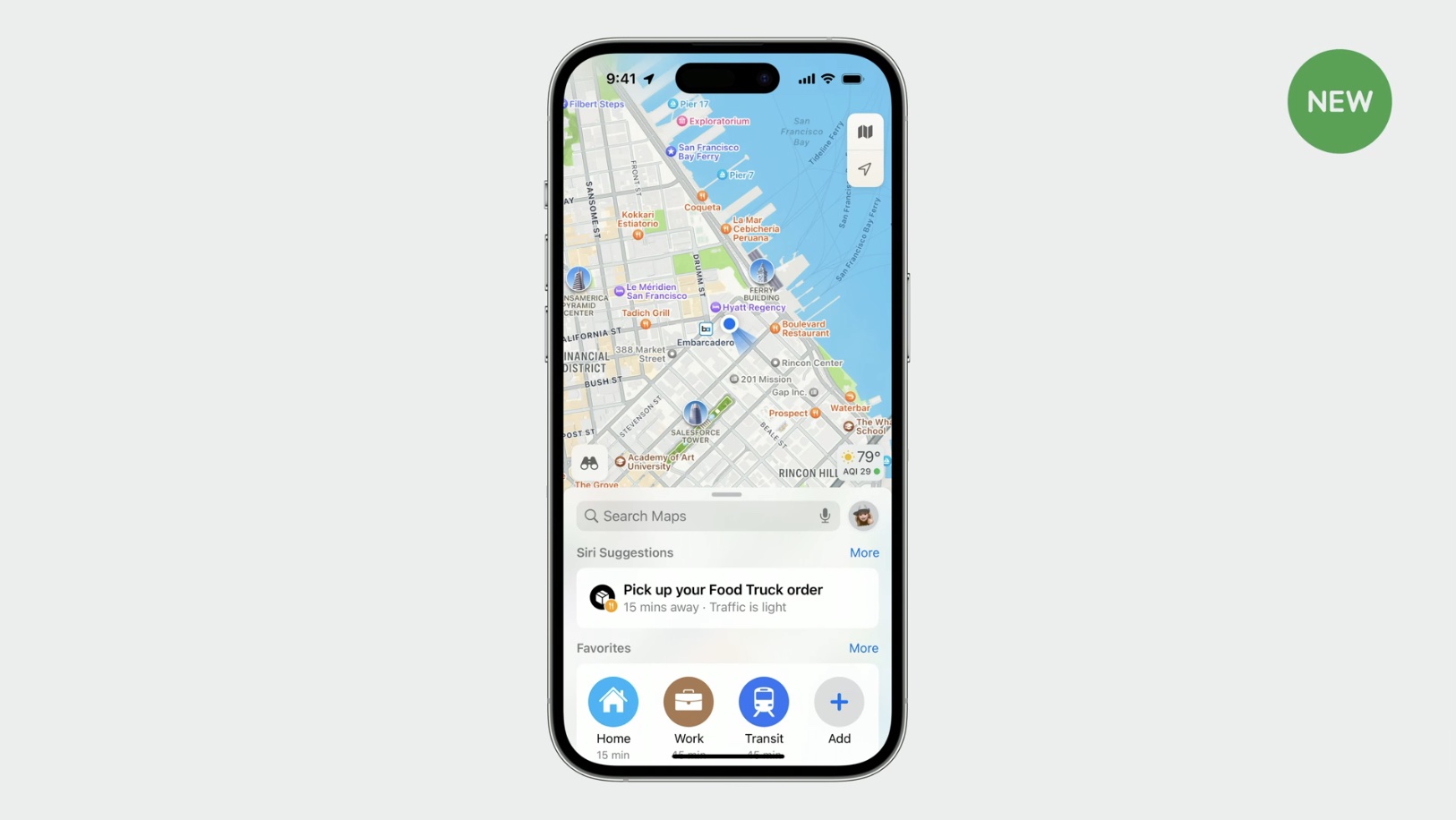 Apple Pay Order Tracking in Apple Maps