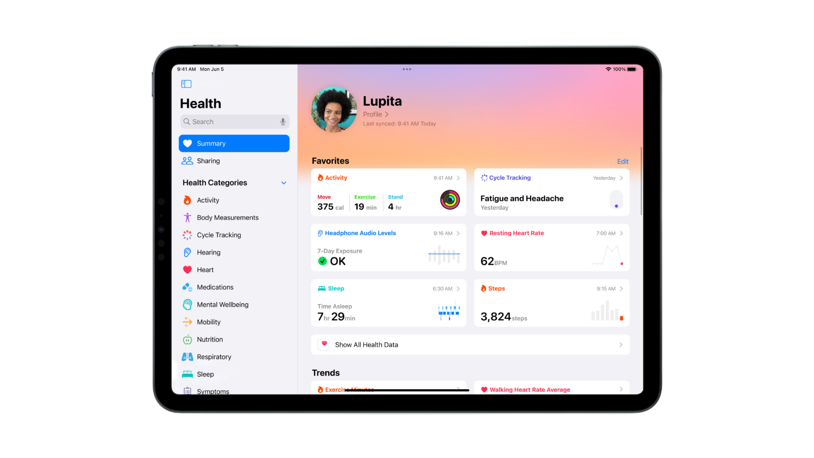 ipados 17 health app
