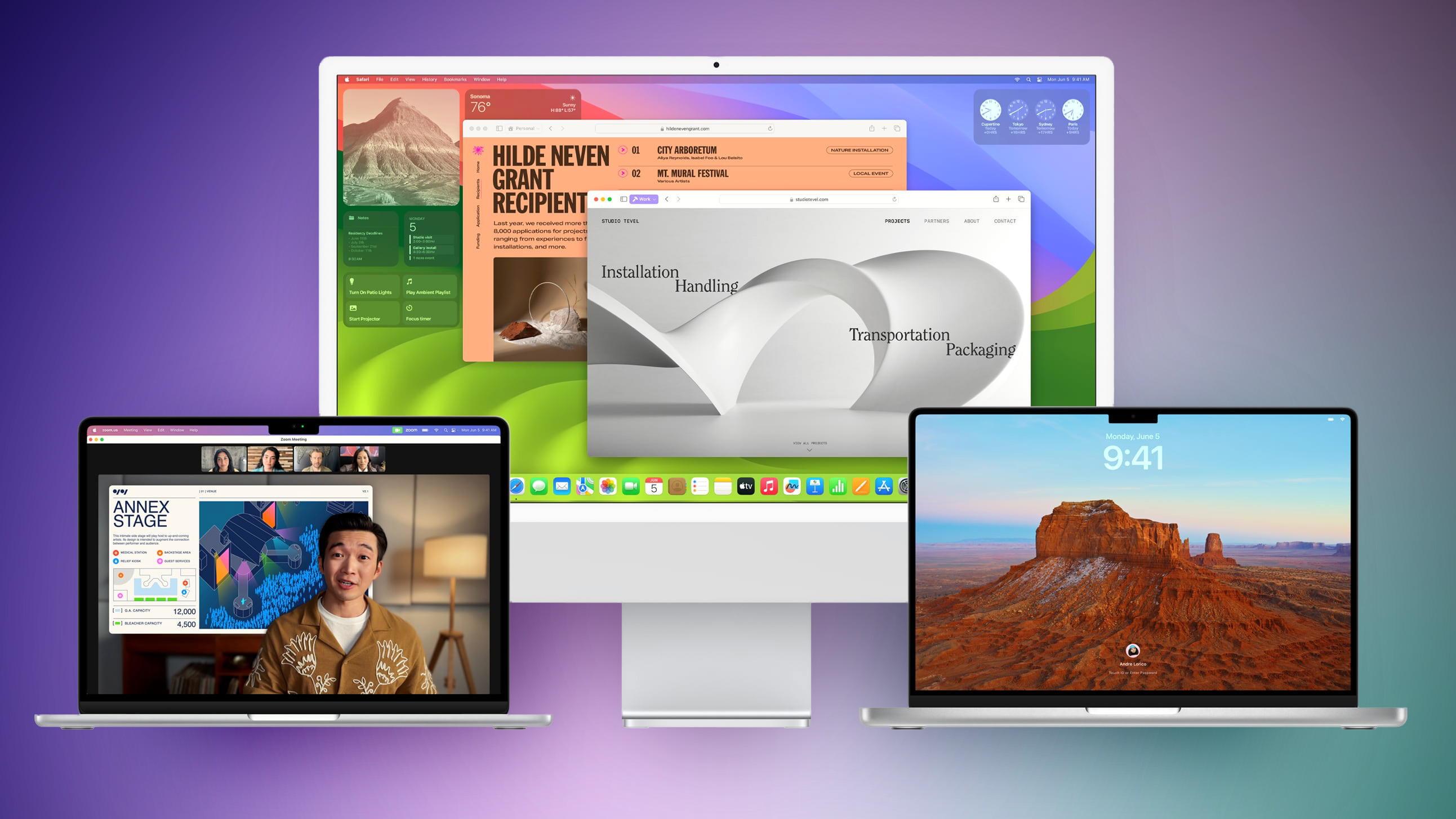 macOS Sonoma Tidbits: New FaceTime UI, Safari Profiles, Screen Sharing Improvements, and More