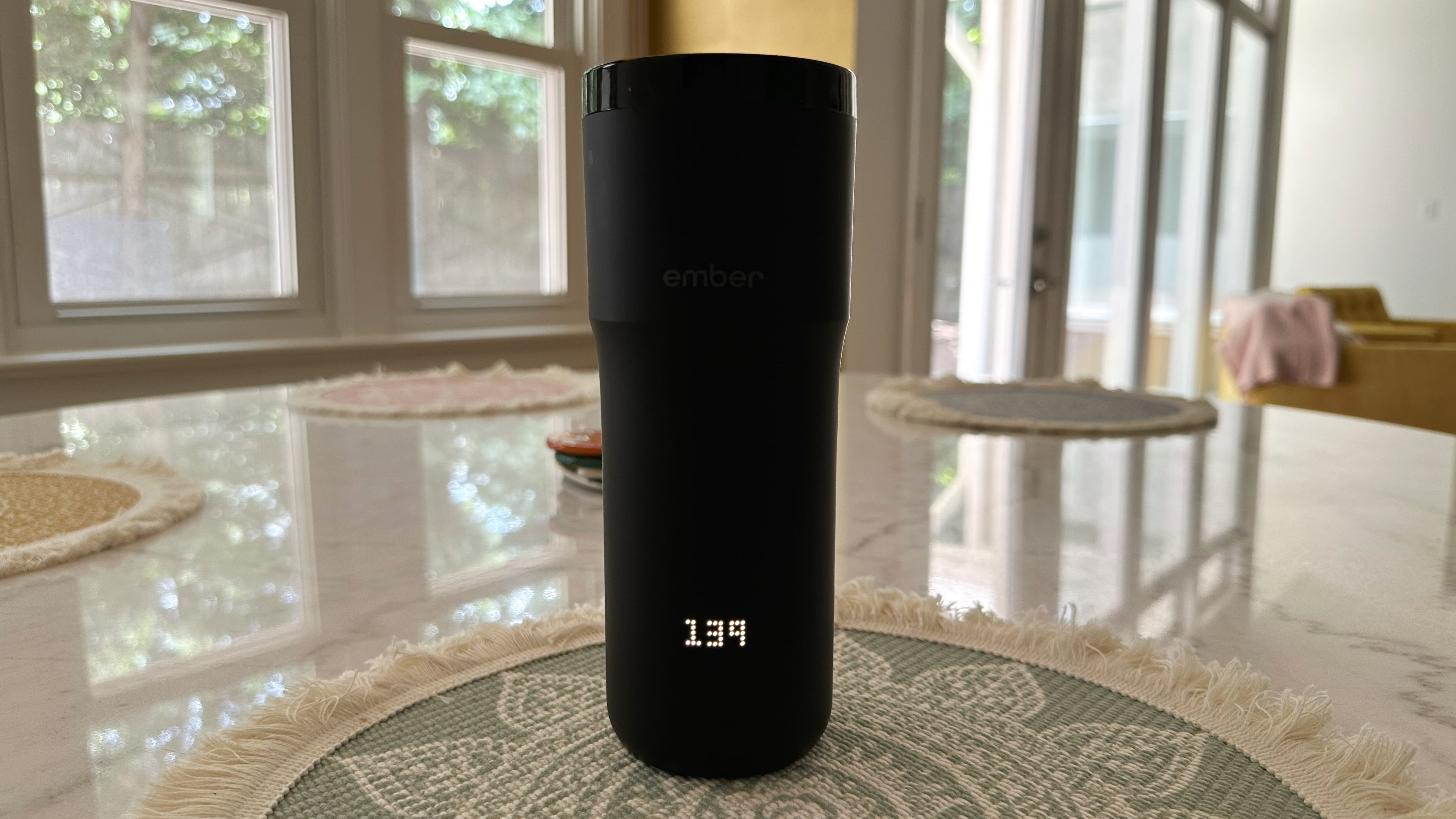 Ember Travel Mug 2+ coffee thermos works with Apple Find My so you