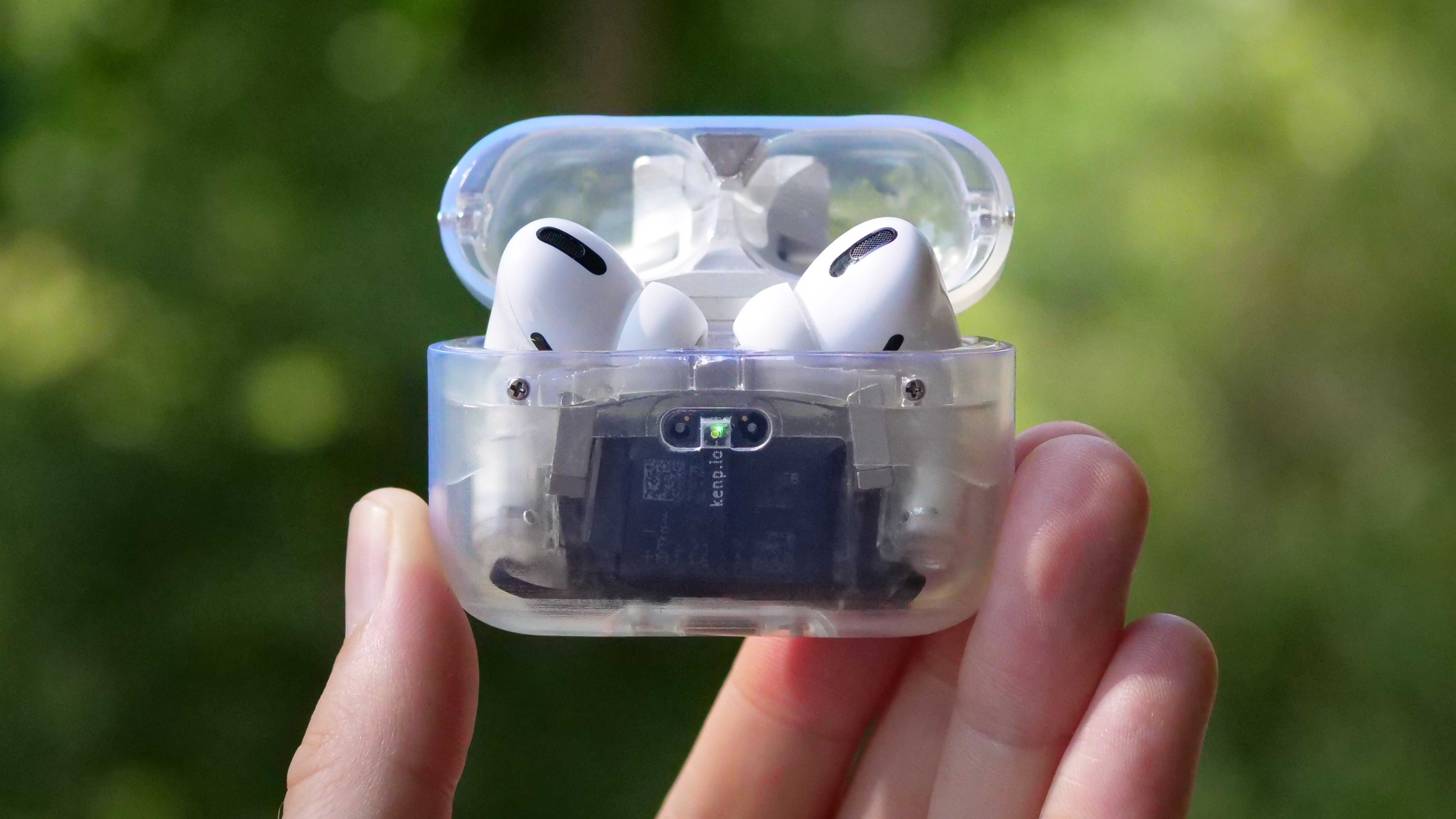 Unique Project Brings Transparent Design to AirPods Pro Charging Case