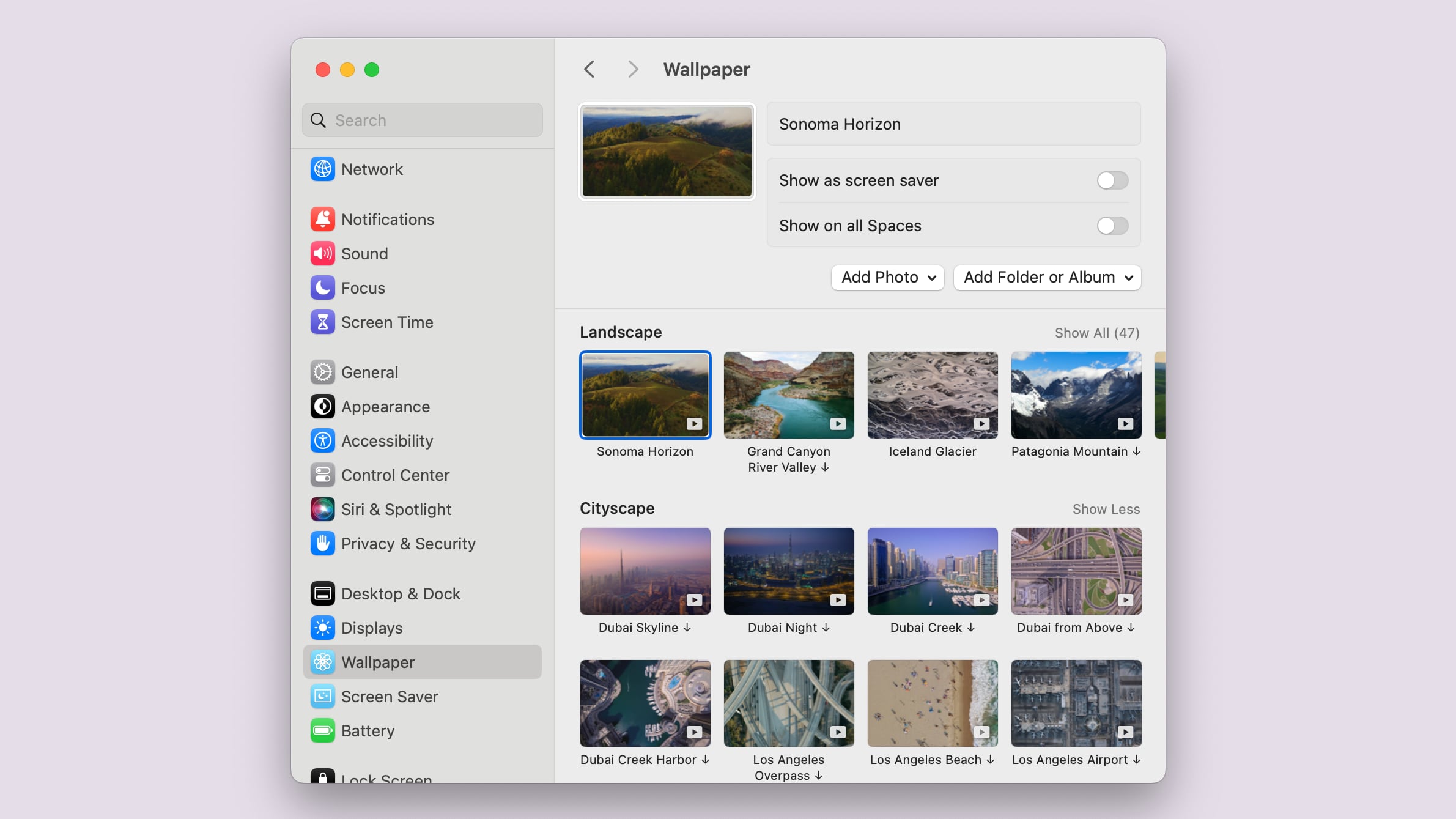 Latest macOS Sonoma Beta Adds 100+ New Video Wallpapers and Screensavers