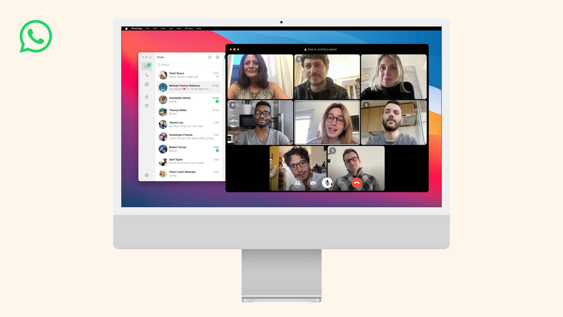 whatsapp video calls mac