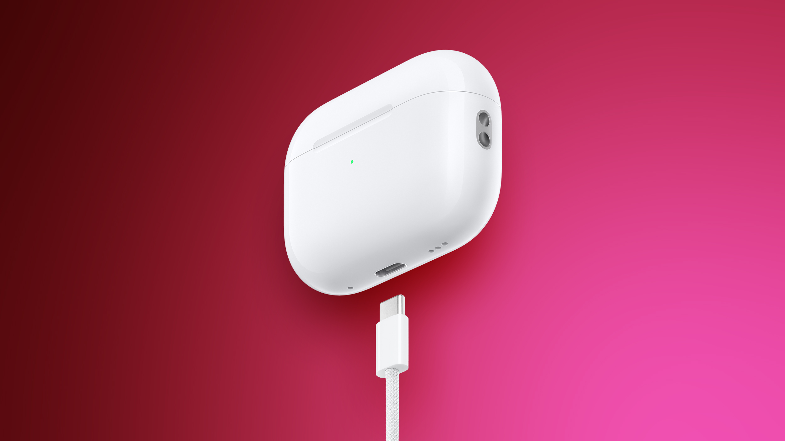 AirPods USB C Port Magenta