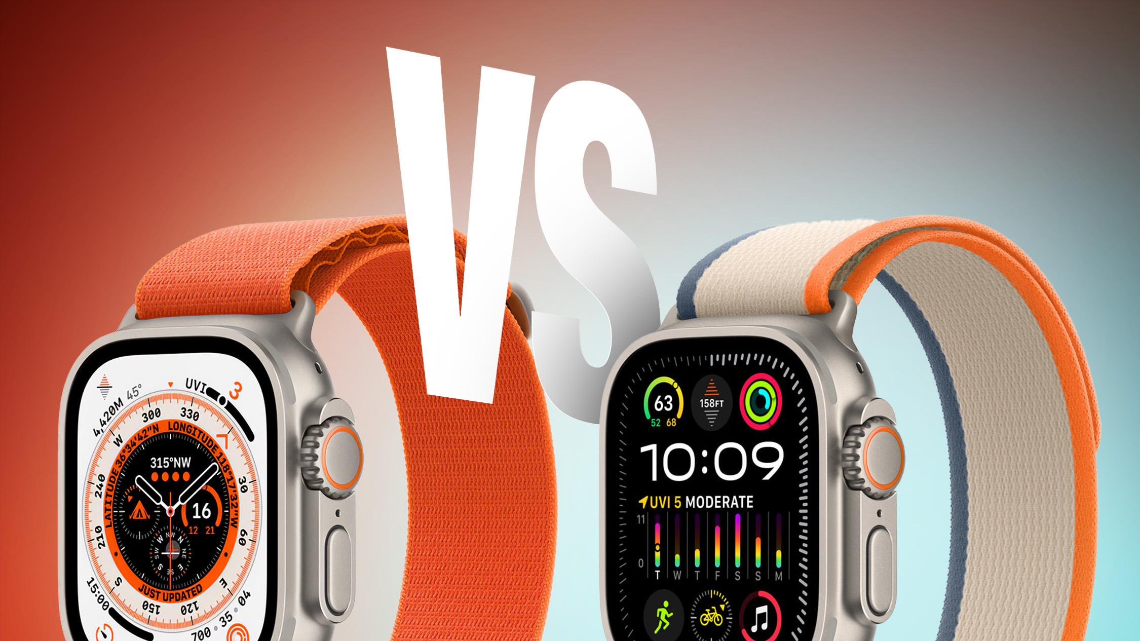 apple watch ultra 1 vs ultra 2 size