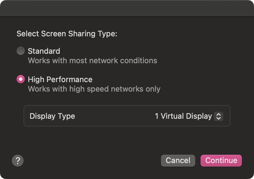 screen sharing