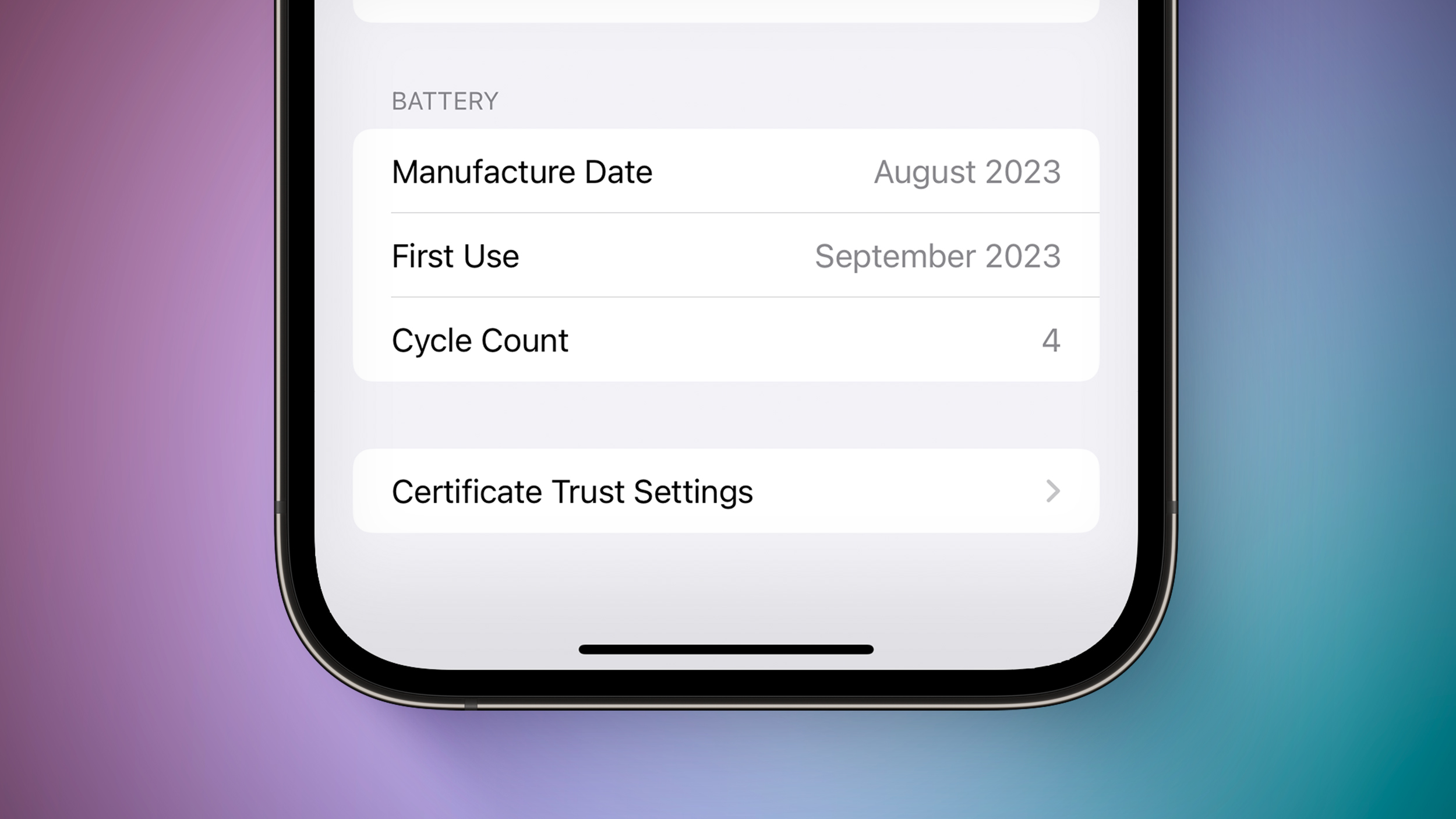 photo of New Battery Health Features Remain Limited to iPhone 15 Models on First iOS 17.1 Beta image