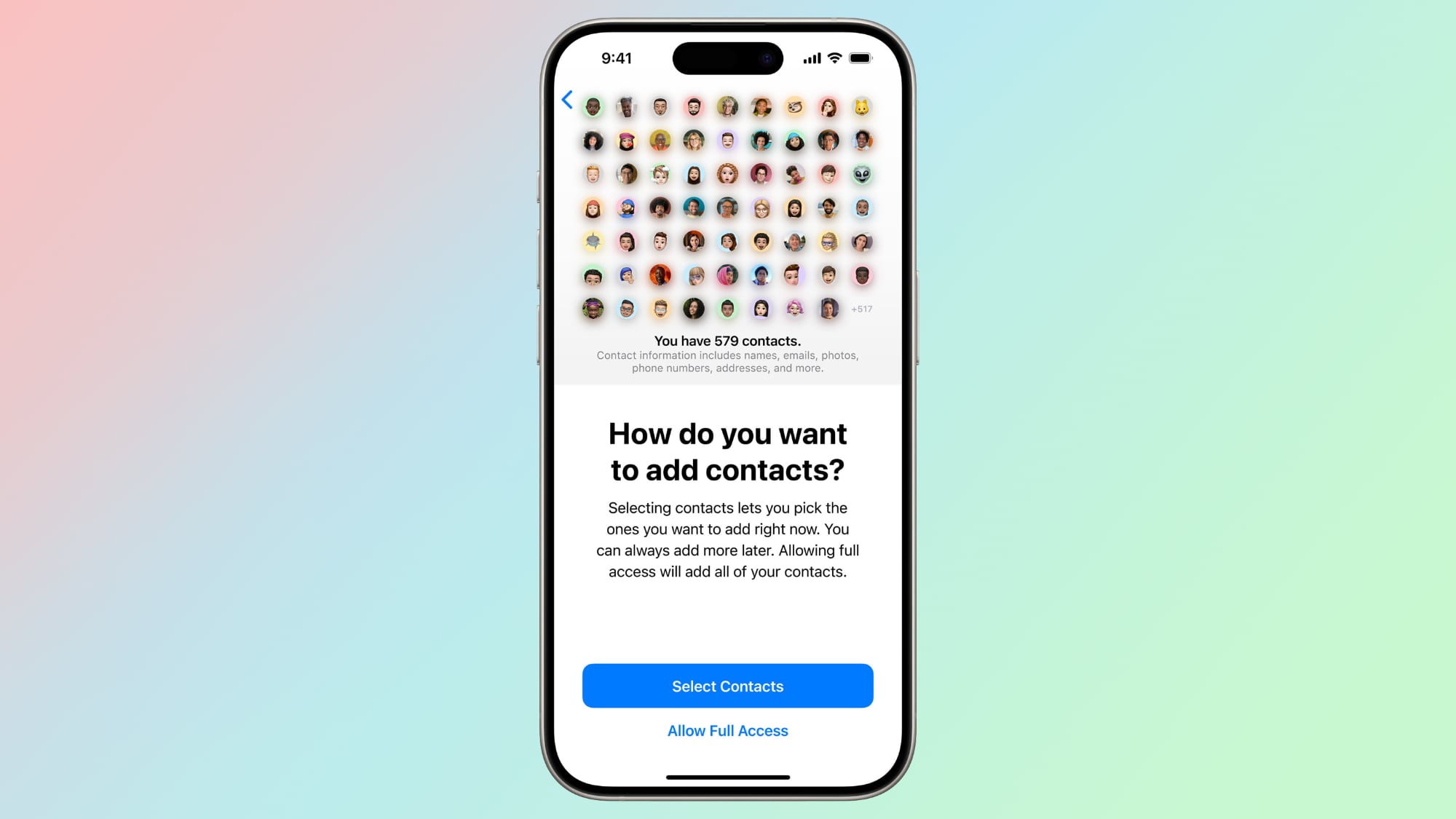 ios 18 privacy contacts