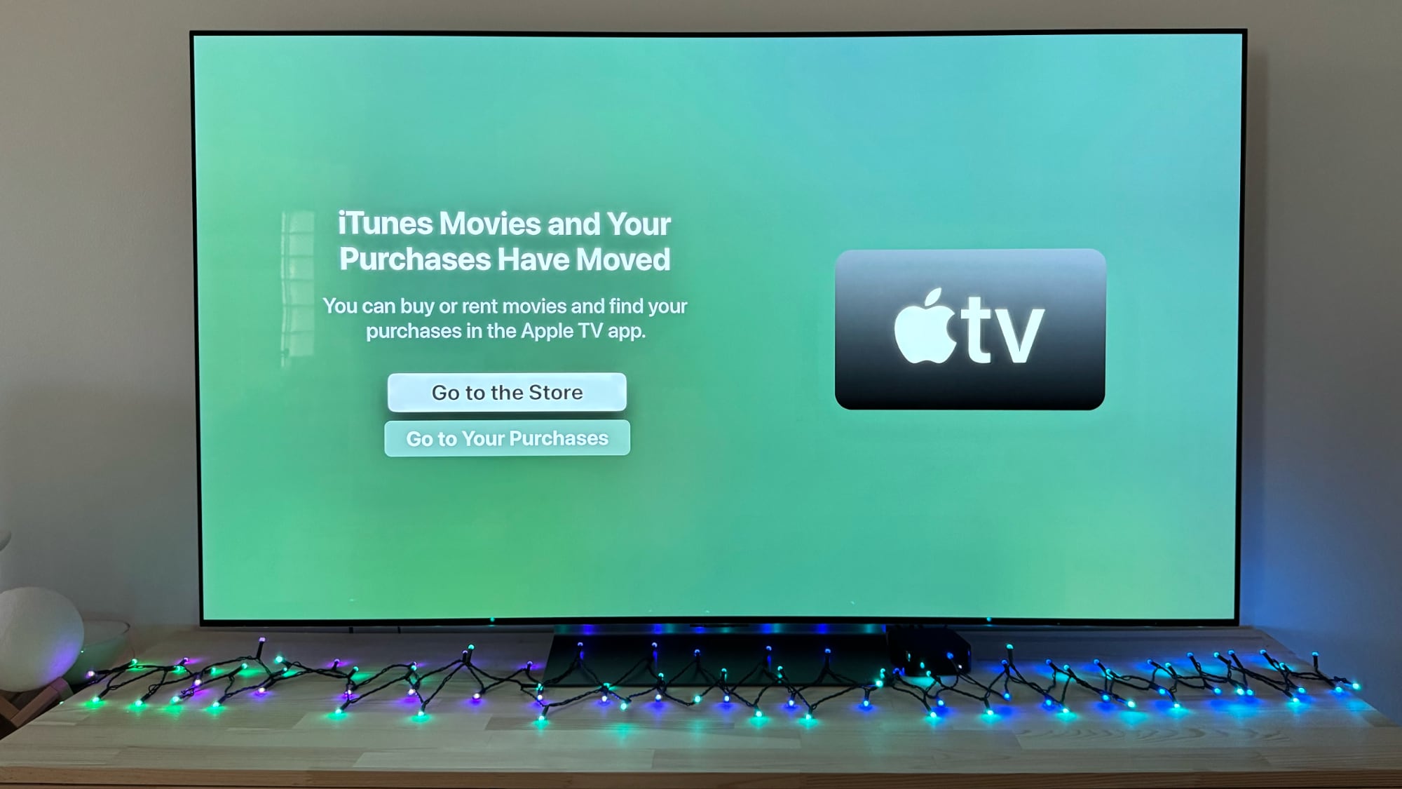 apple tv itunes purchases