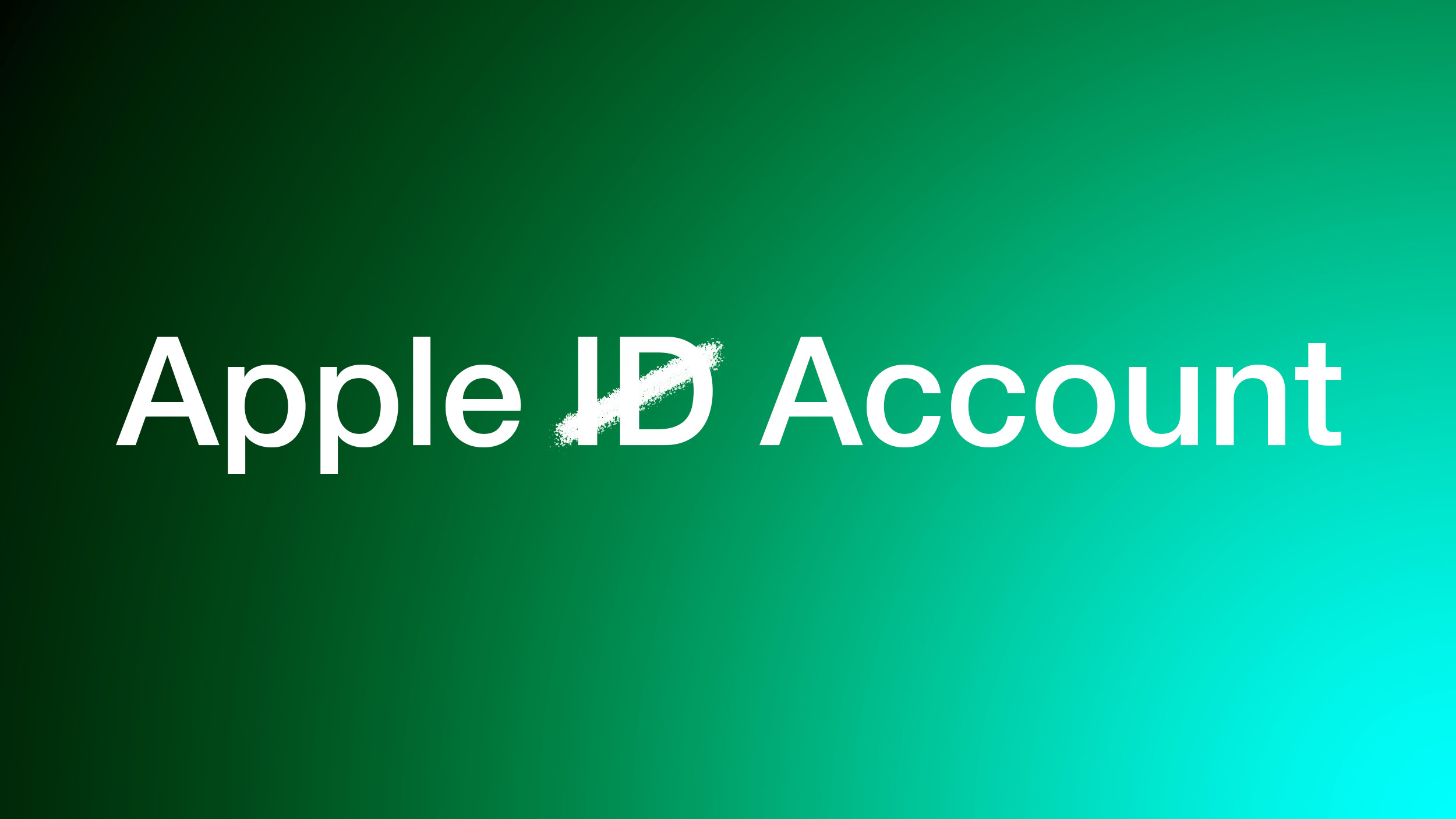 Apple ID to be Renamed to Account Feature 2