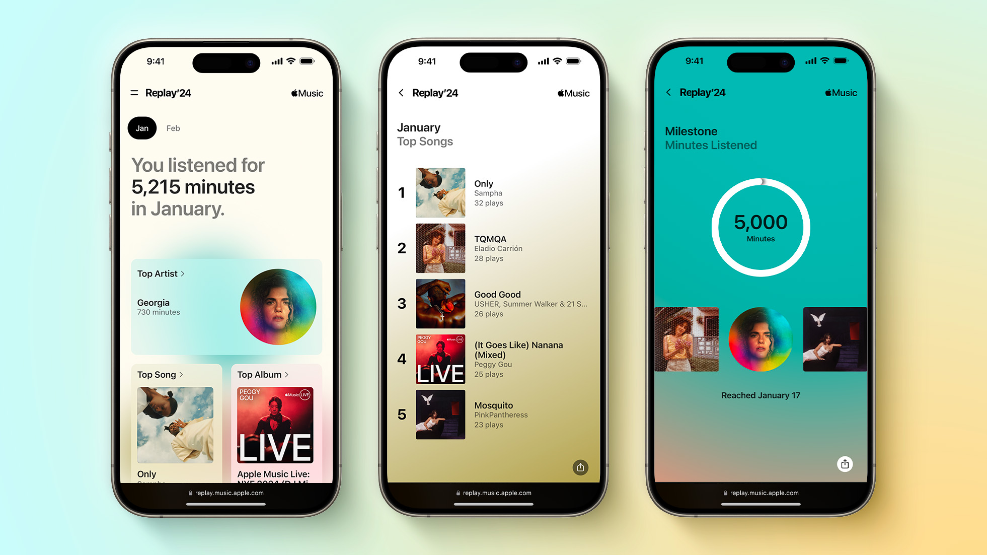 Apple Music Replay 2024 Feature