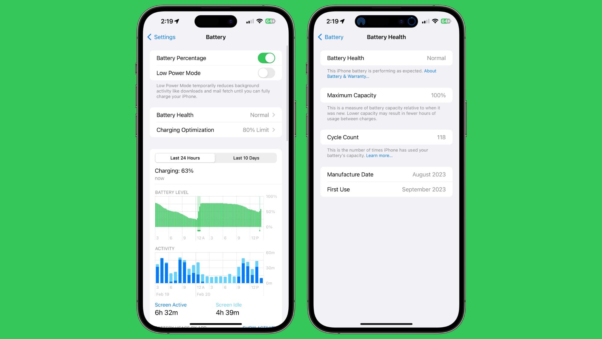 ios 17 4 battery health optimization iphone 15