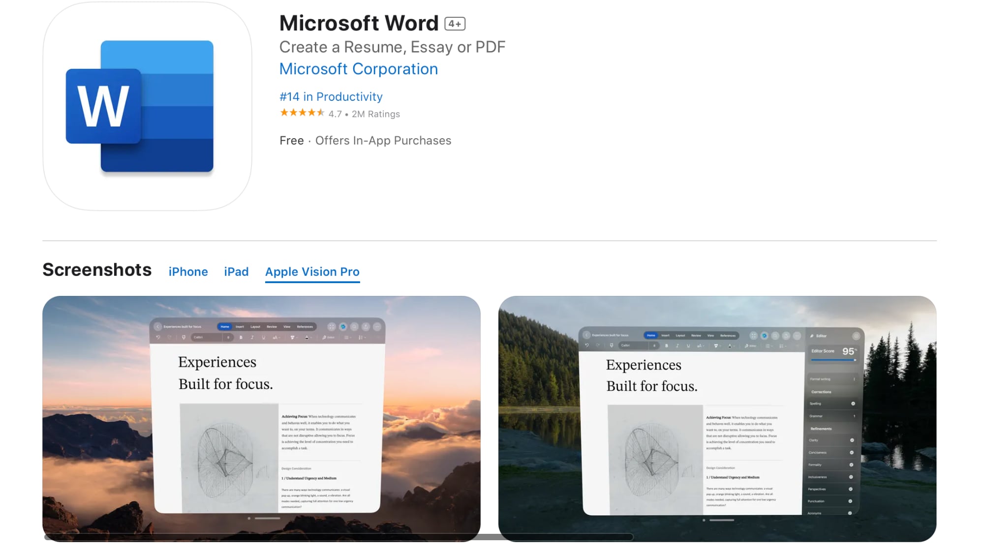 Apple Vision Pro Apps Now Live on App Store Website