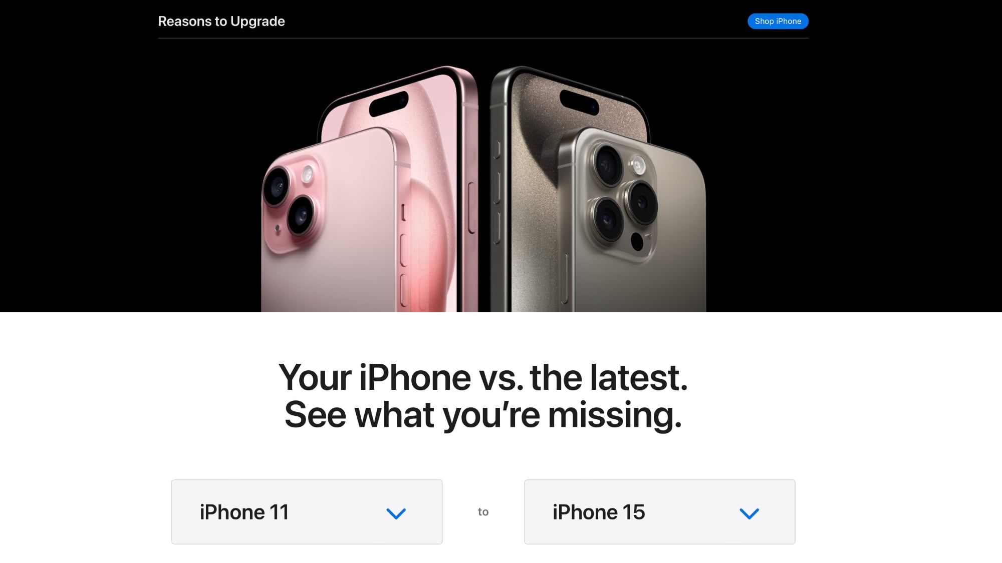 Apple Outlines 'Reasons to Upgrade' Your iPhone on New Website