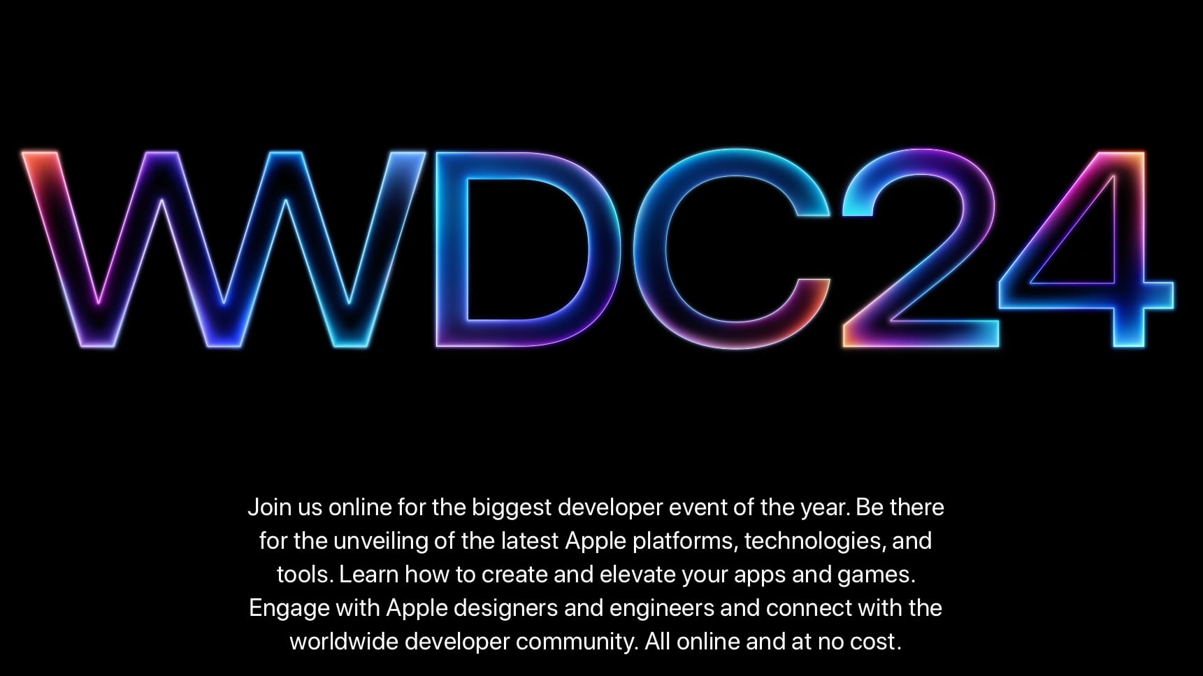 Apple Announces WWDC 2024 Event for June 10 to 14