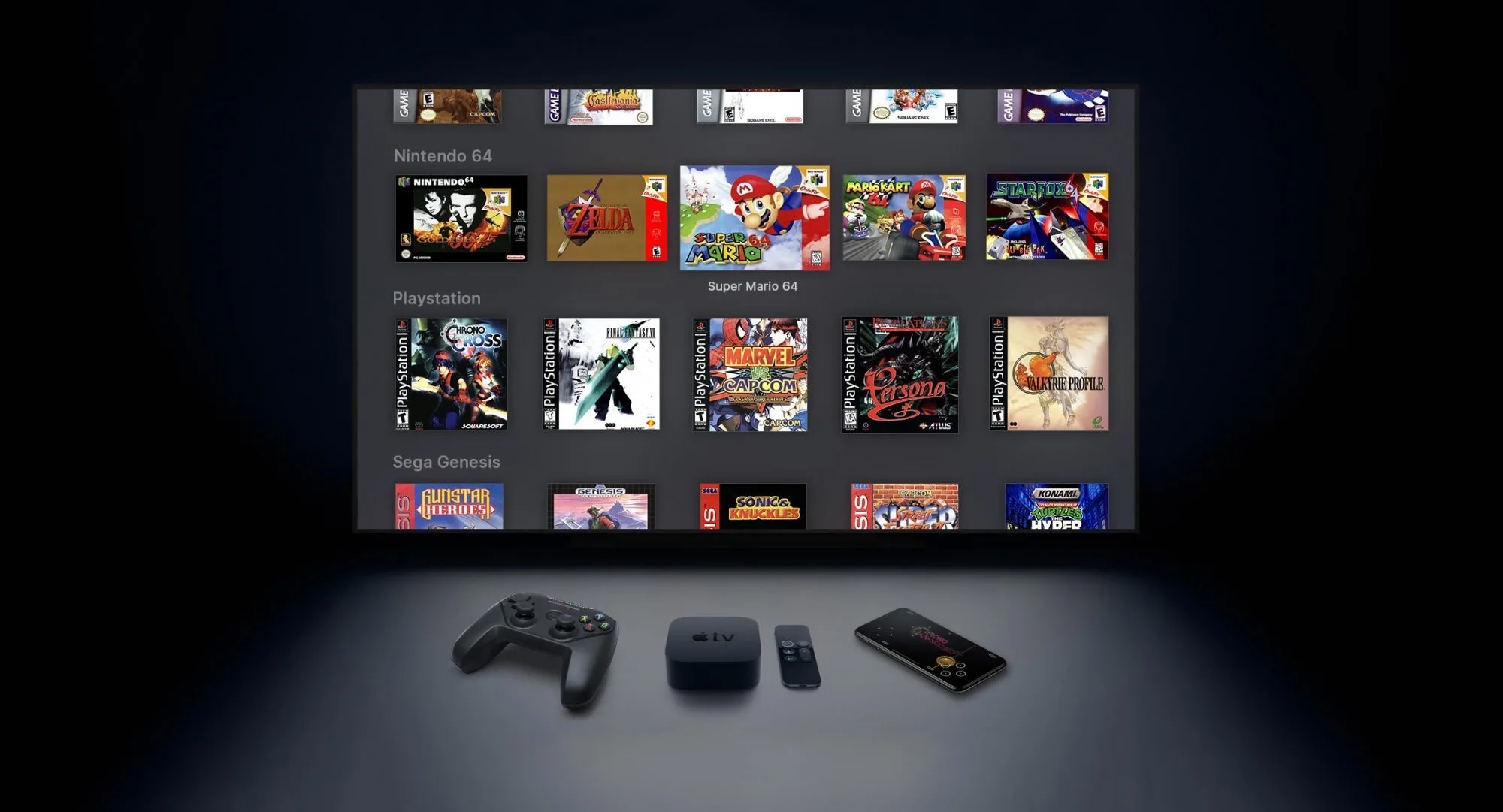 photo of PlayStation, GameCube, Wii, and SEGA Emulator for iPhone and Apple TV Coming to App Store image